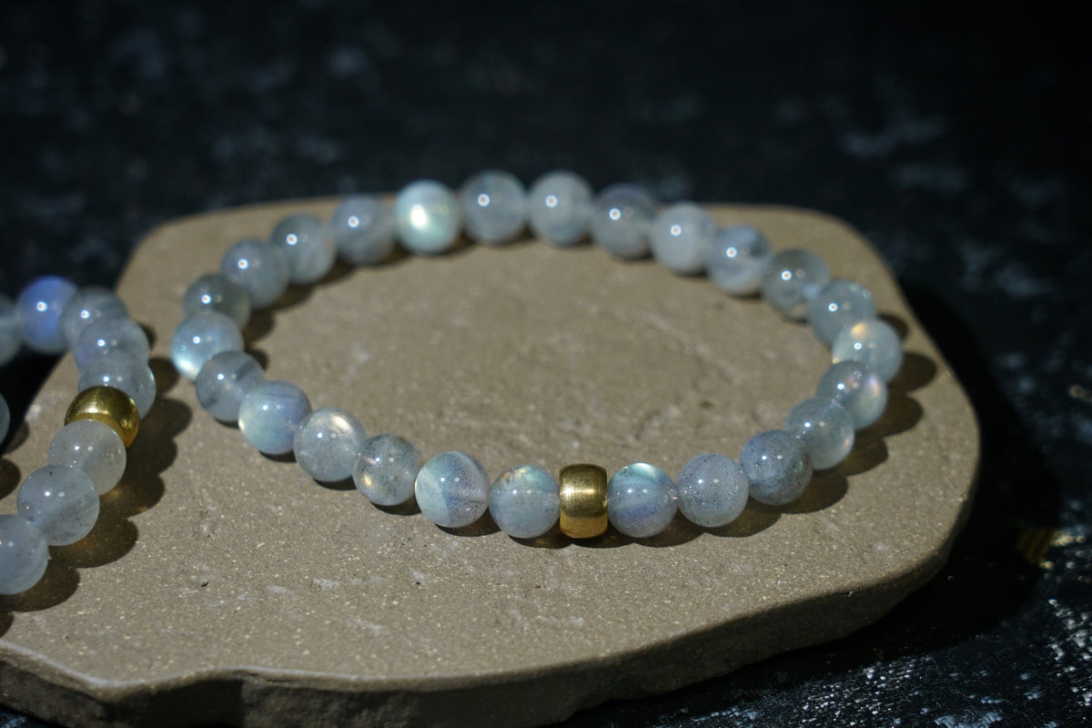 Moonstone Bracelet – Natural 7.5mm Stretch Beads product photo 18