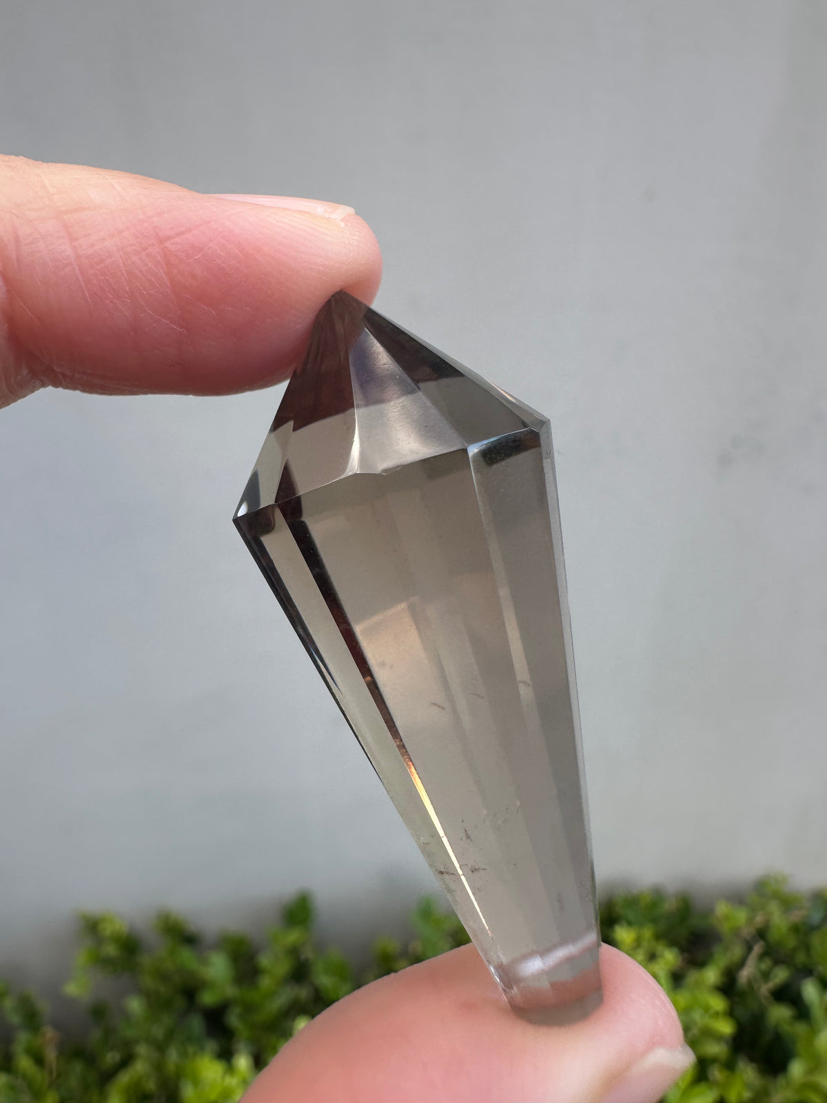 Drilled Vogel-Style Quartz Wand | 12-Facet 5cm Pendant Point
