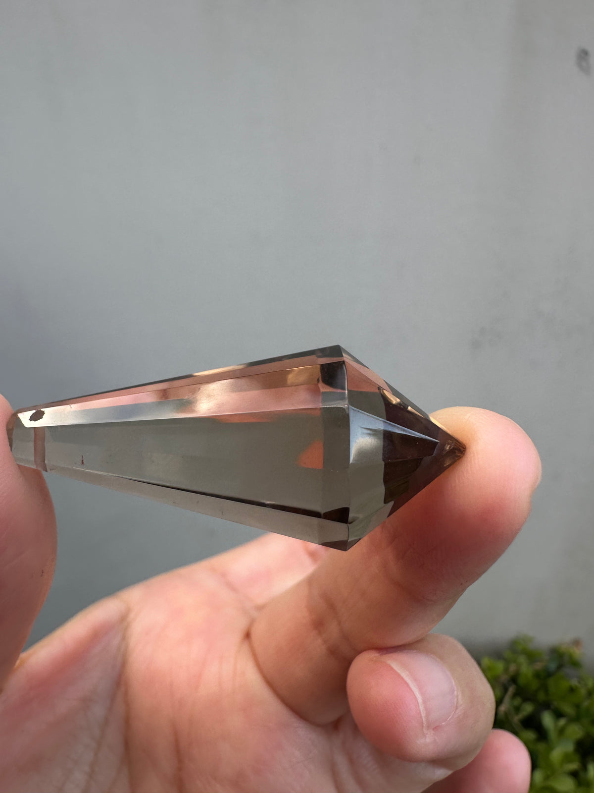 Drilled Vogel-Style Quartz Wand | 12-Facet 5cm Pendant Point
