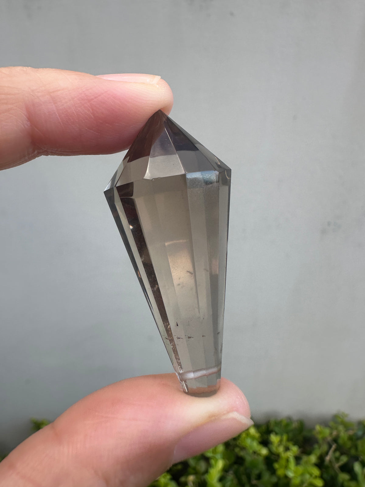 Drilled Vogel-Style Quartz Wand | 12-Facet 5cm Pendant Point