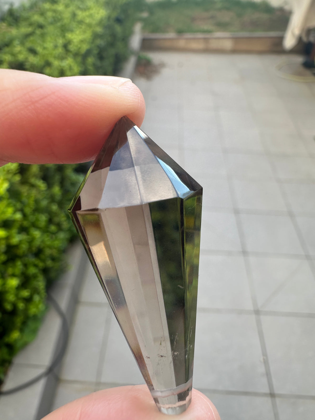 Drilled Vogel-Style Quartz Wand | 12-Facet 5cm Pendant Point