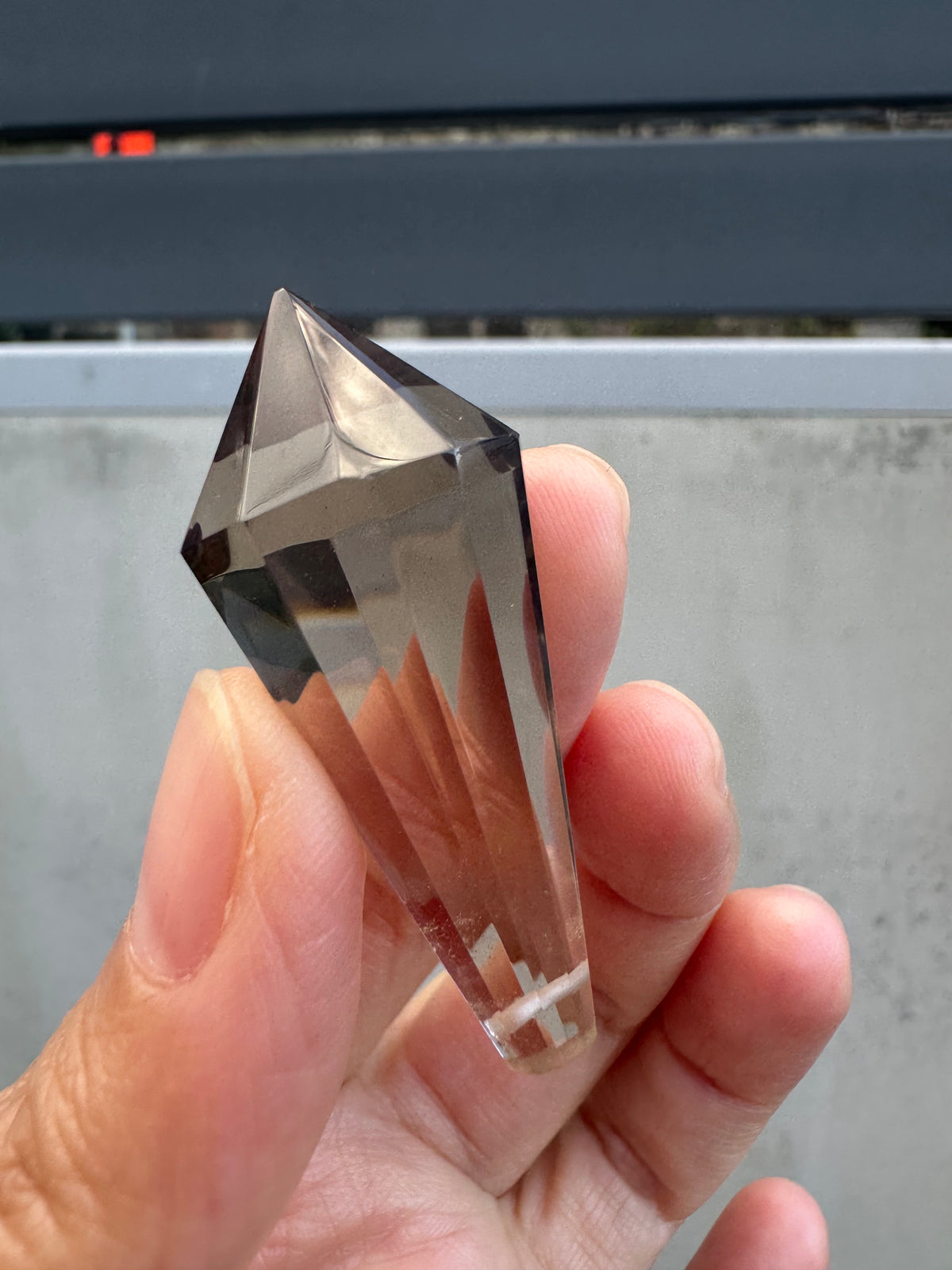 Drilled Vogel-Style Quartz Wand | 12-Facet 5cm Pendant Point