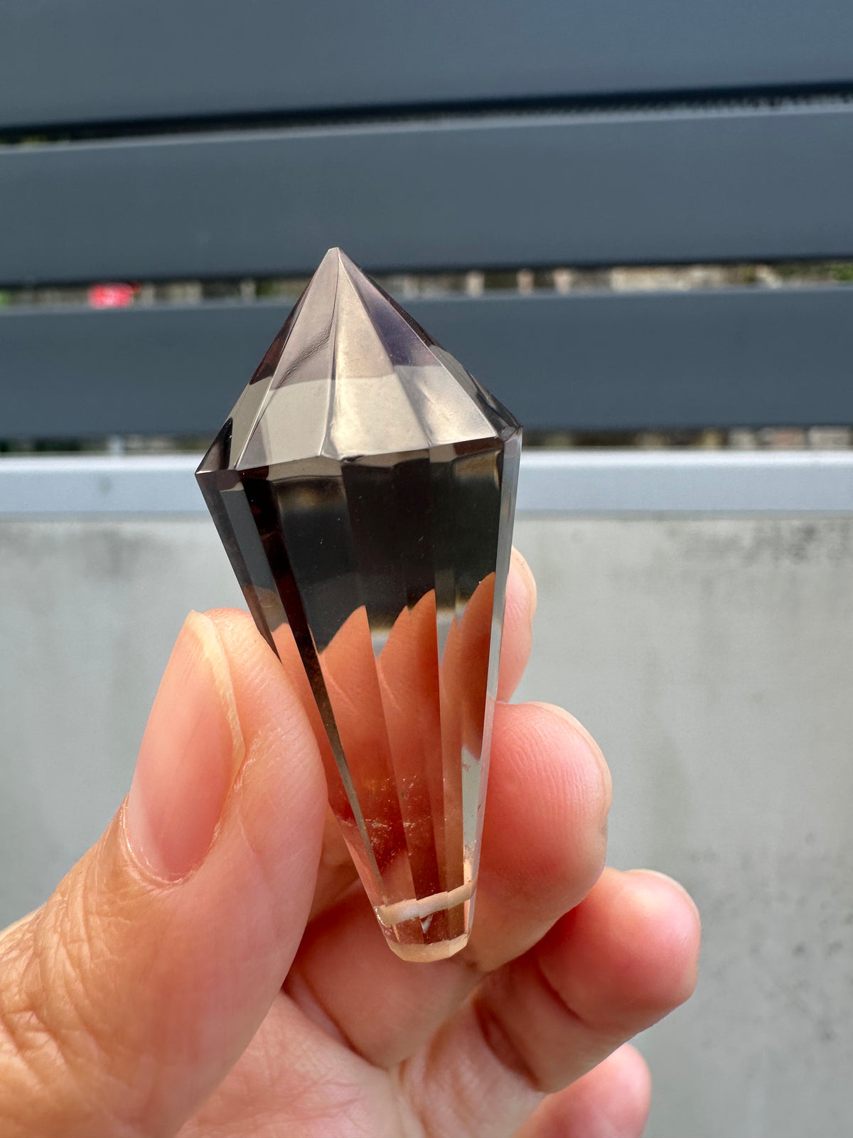 Drilled Vogel-Style Quartz Wand | 12-Facet 5cm Pendant Point