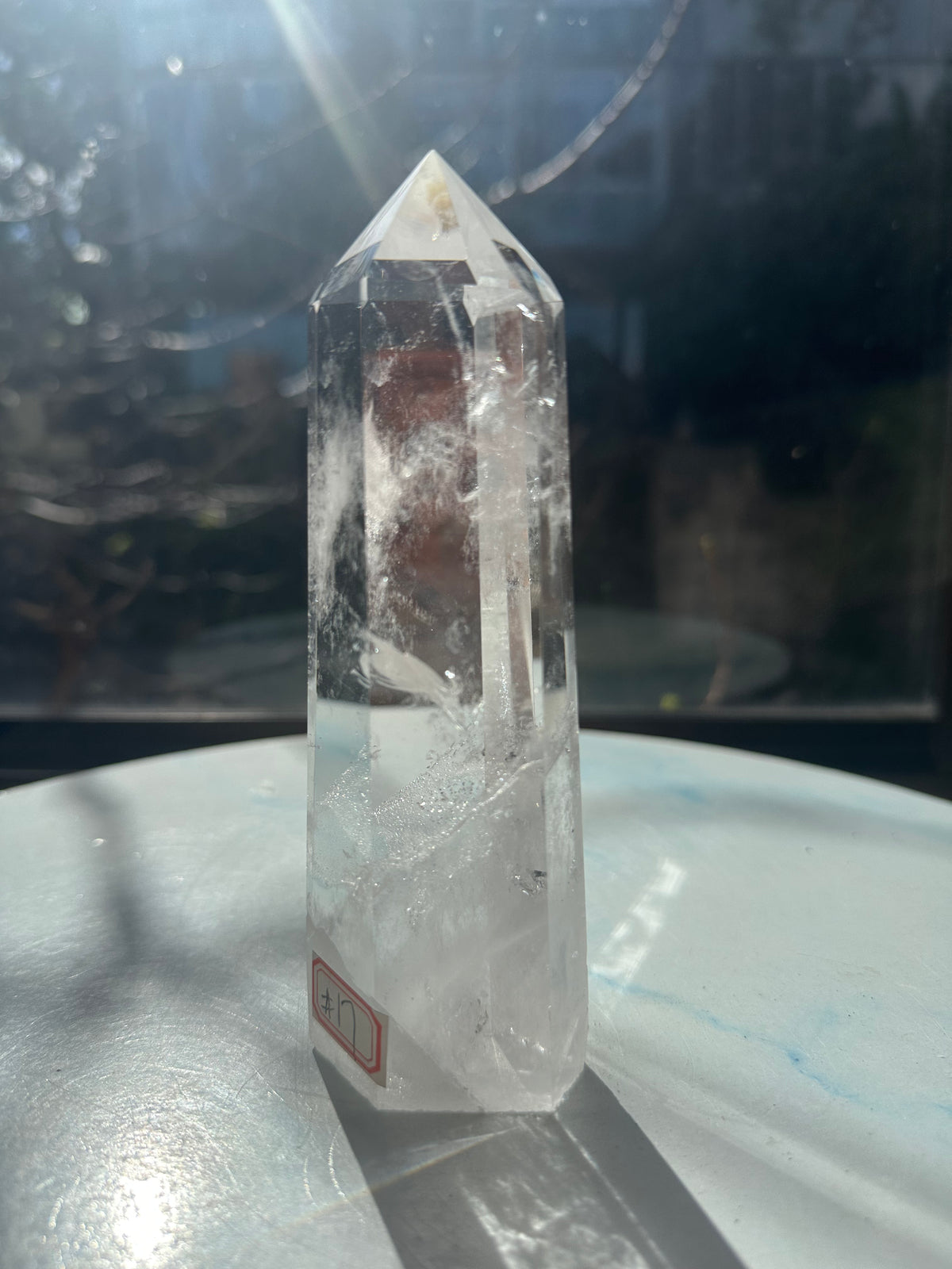 Brazilian Clear Quartz Tower with Rainbow | 457g 16cm Exact Piece #17