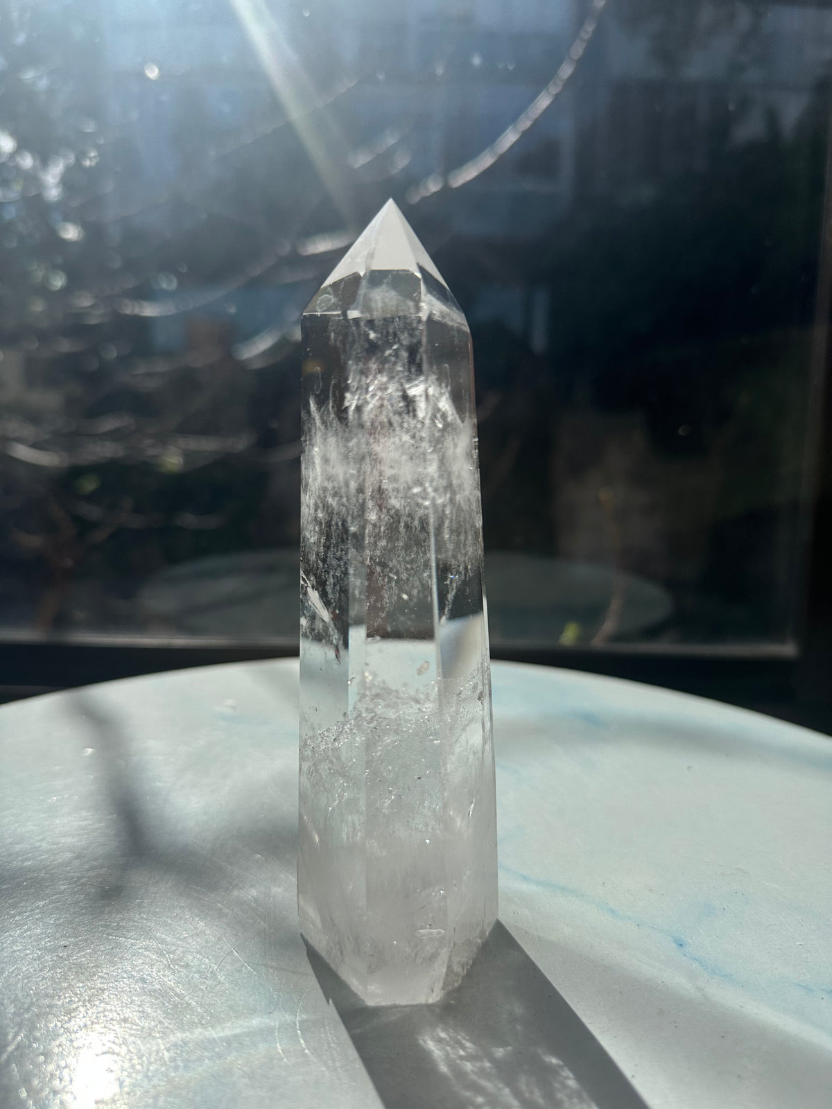 Brazilian Clear Quartz Tower with Rainbow | 457g 16cm Exact Piece #17