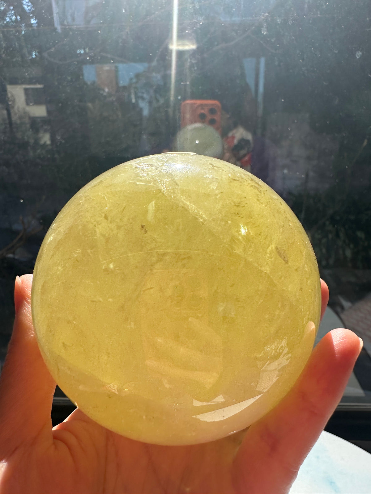 Brazilian Citrine Sphere with Golden Colour, Exact Piece #2 – alternate view 17