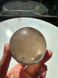 Smoky Quartz Sphere with Mountain Phantom | 510g 7cm Exact Piece