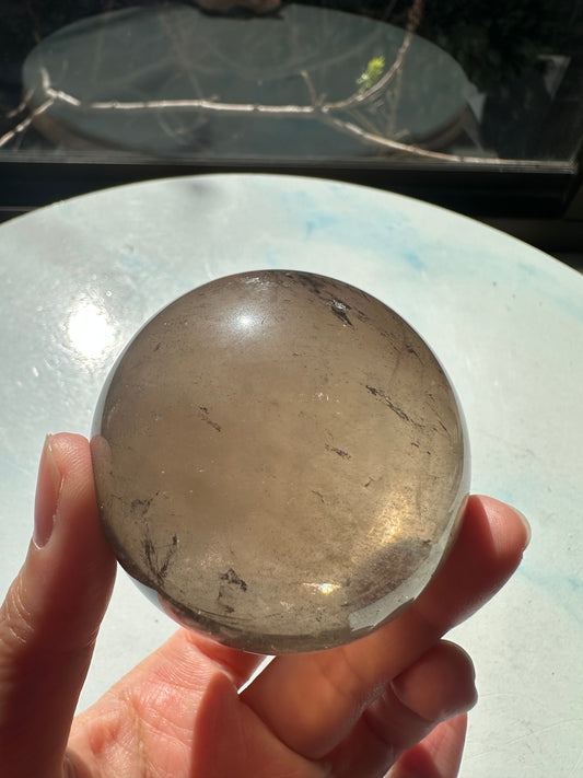Large Smoky Quartz Sphere