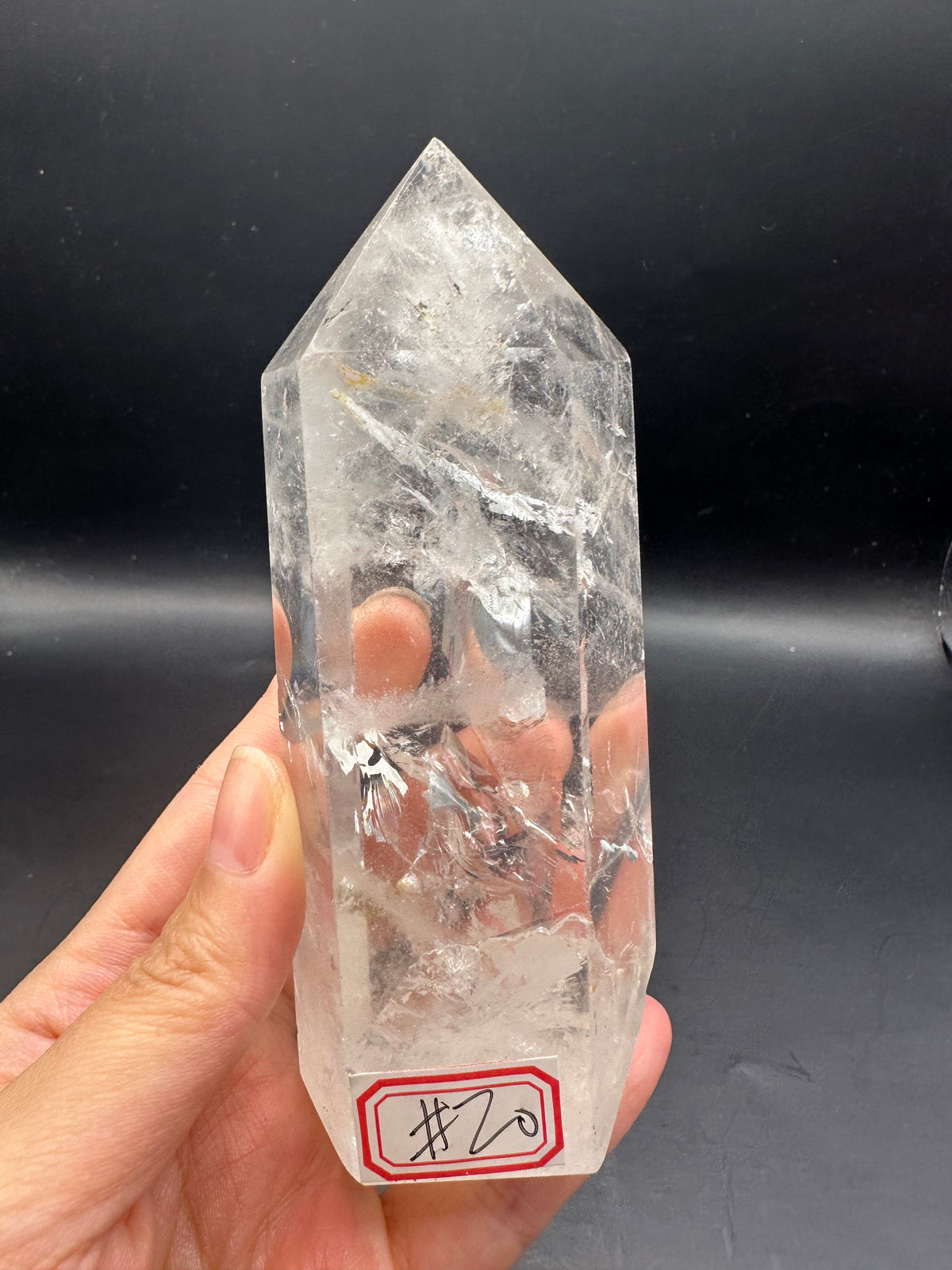 AAAAA Brazilian Clear Quartz Tower – 342g #20 — exact crystal, view 2 of 15
