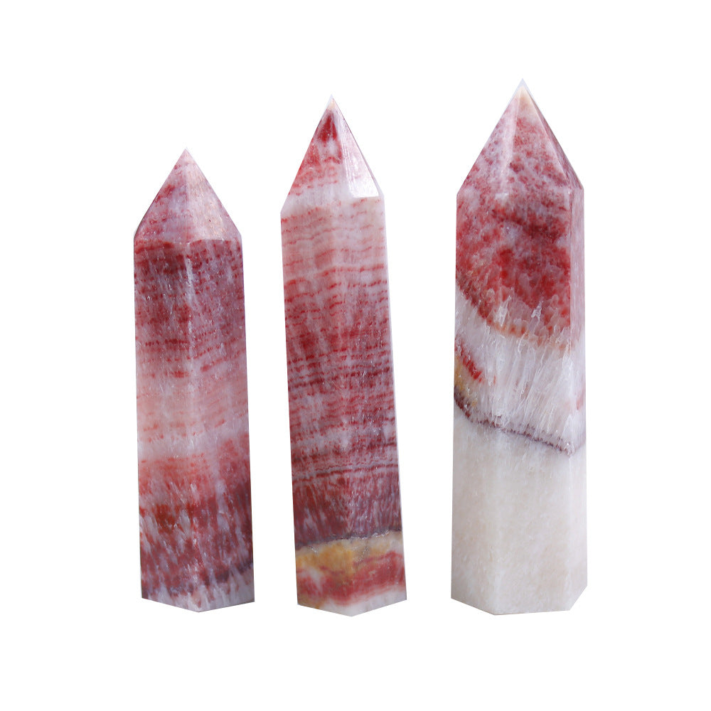 Dali Jasper Tower | Patterned Stone Point 7–8cm