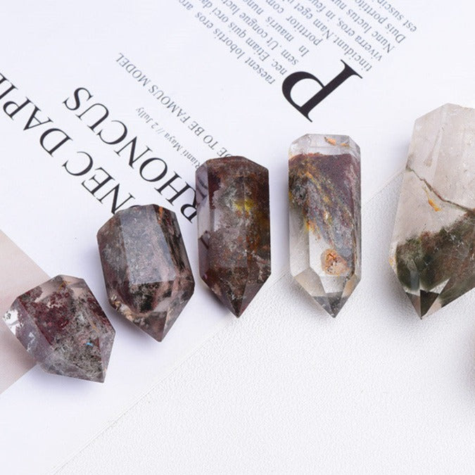 Green Phantom Quartz Tower | Natural Crystal Point 3–4cm