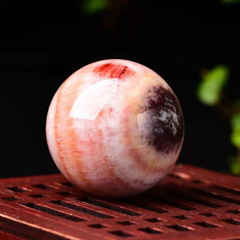 Dali Jasper Sphere | Patterned Stone Ball 6cm