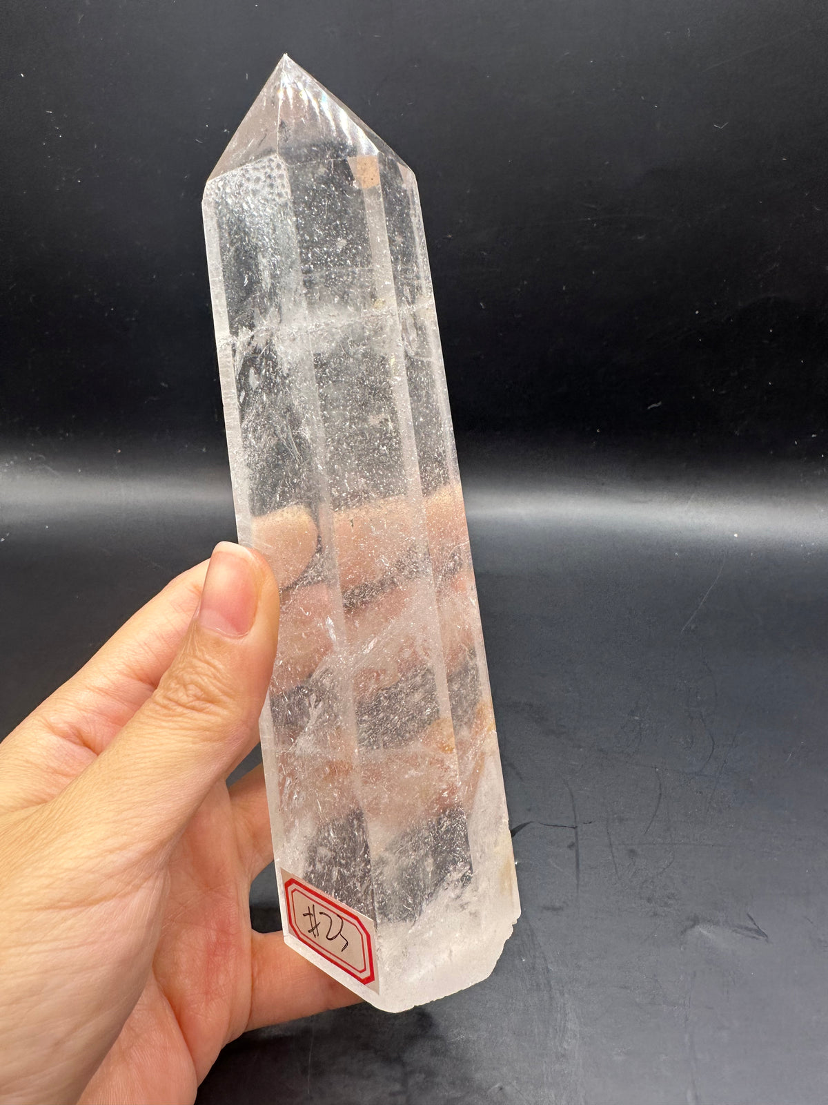 Brazilian Clear Quartz Tower with High Clarity | 409g 16cm Exact Piece #23