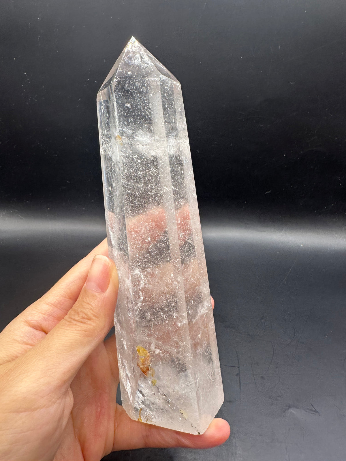 Brazilian Clear Quartz Tower with High Clarity | 409g 16cm Exact Piece #23