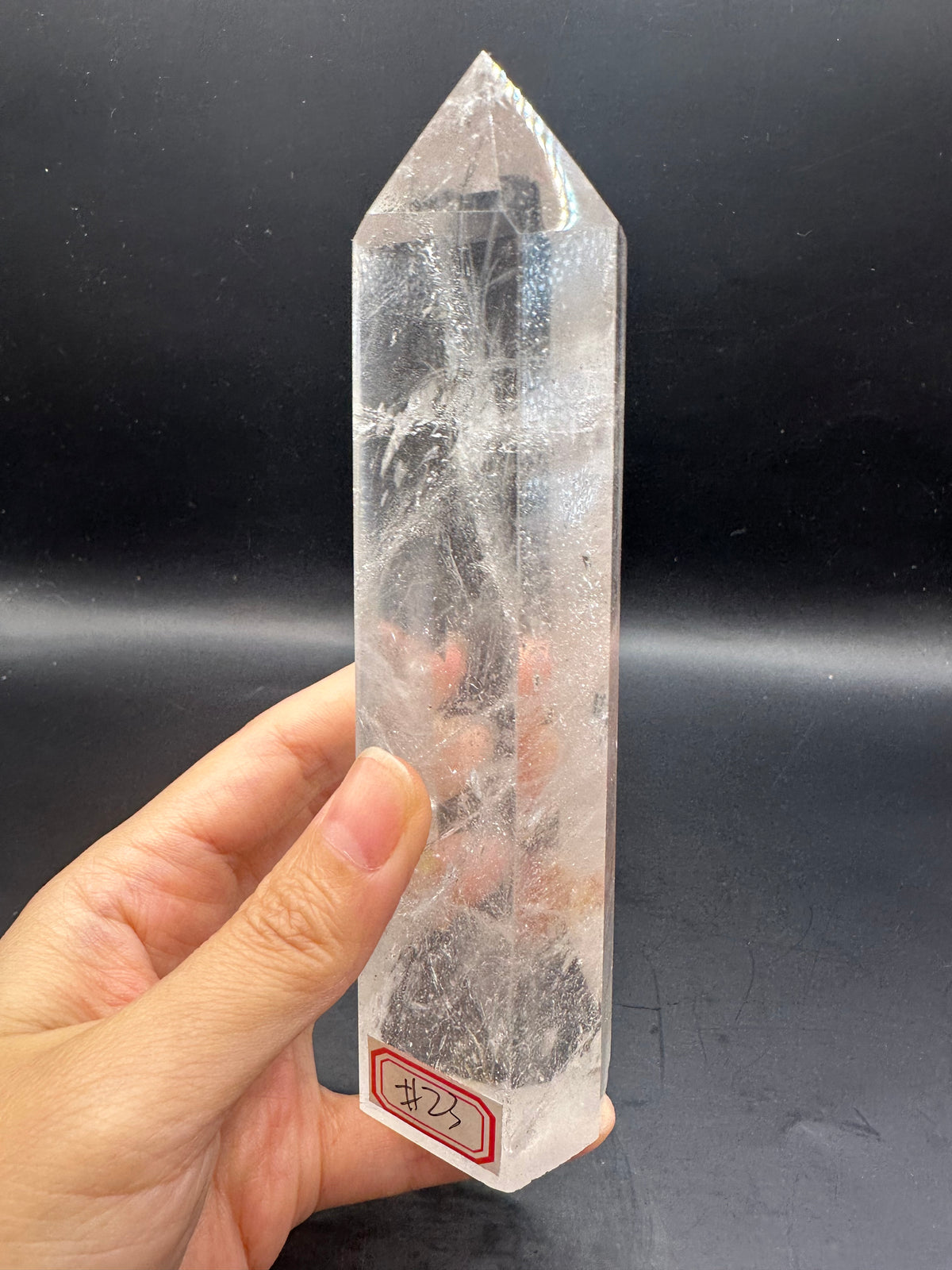 Brazilian Clear Quartz Tower with High Clarity | 409g 16cm Exact Piece #23