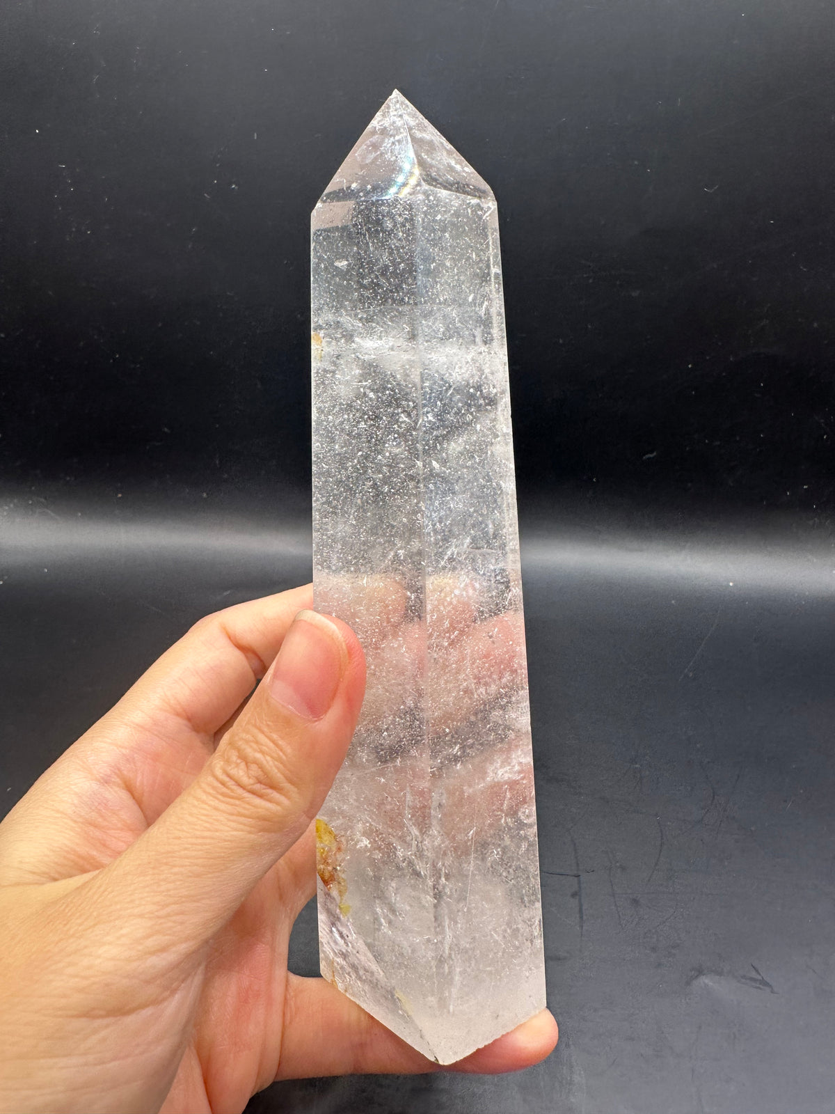 Brazilian Clear Quartz Tower with High Clarity | 409g 16cm Exact Piece #23