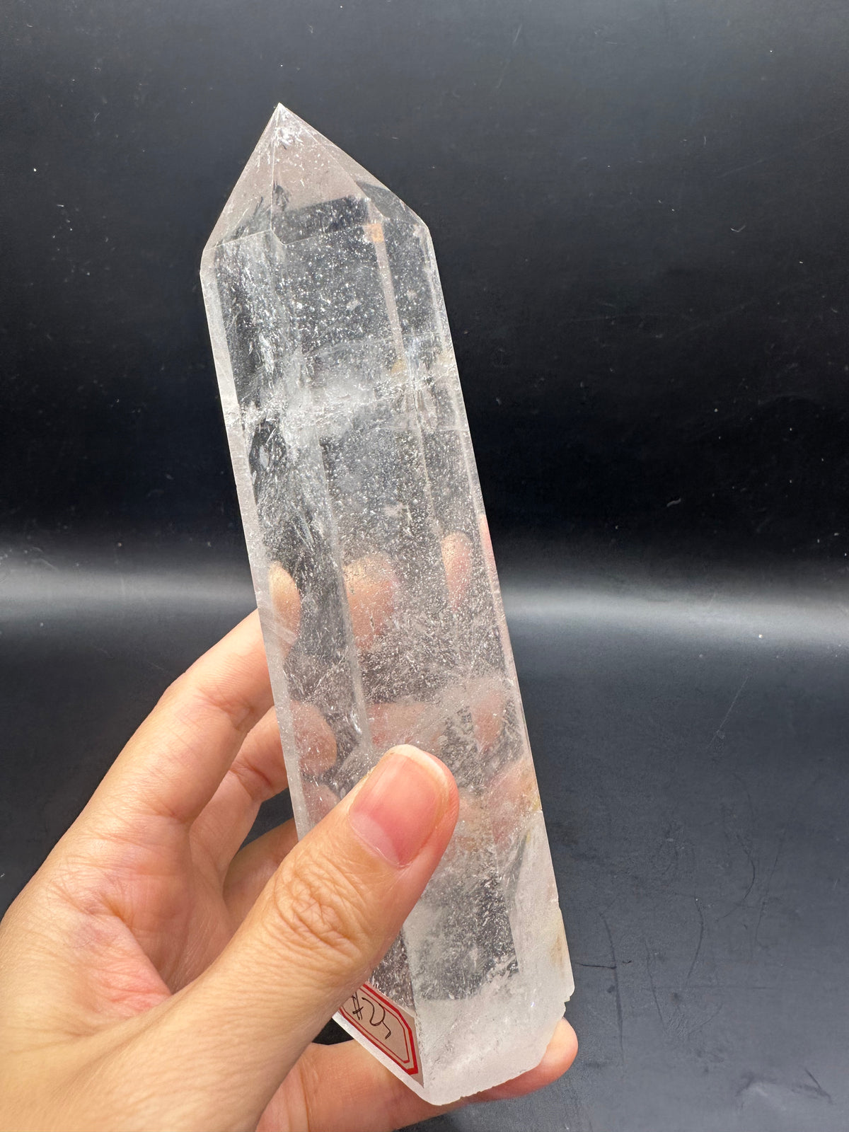 Brazilian Clear Quartz Tower with High Clarity | 409g 16cm Exact Piece #23
