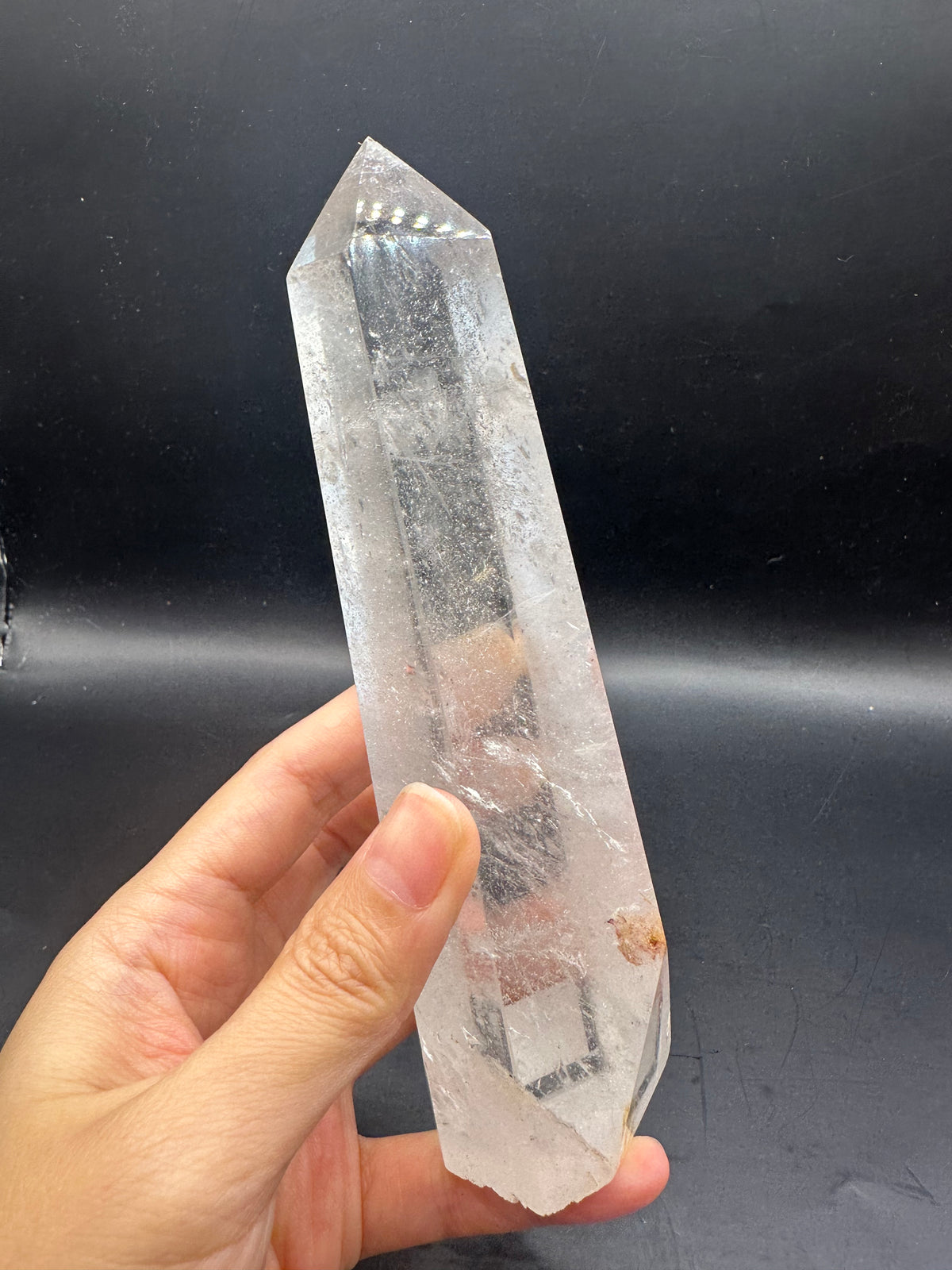 Brazilian Clear Quartz Tower with High Clarity | 409g 16cm Exact Piece #23