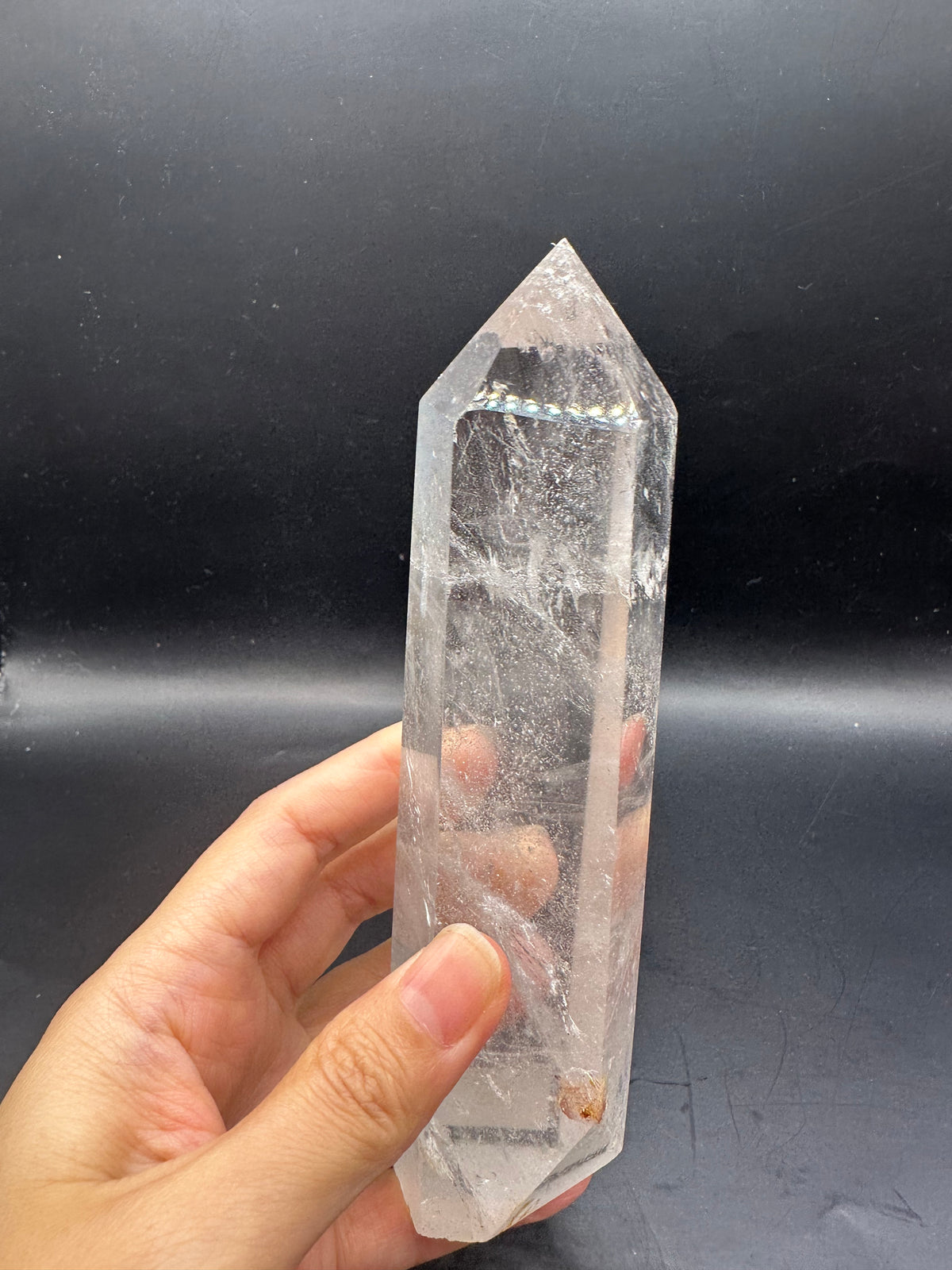 Brazilian Clear Quartz Tower with High Clarity | 409g 16cm Exact Piece #23