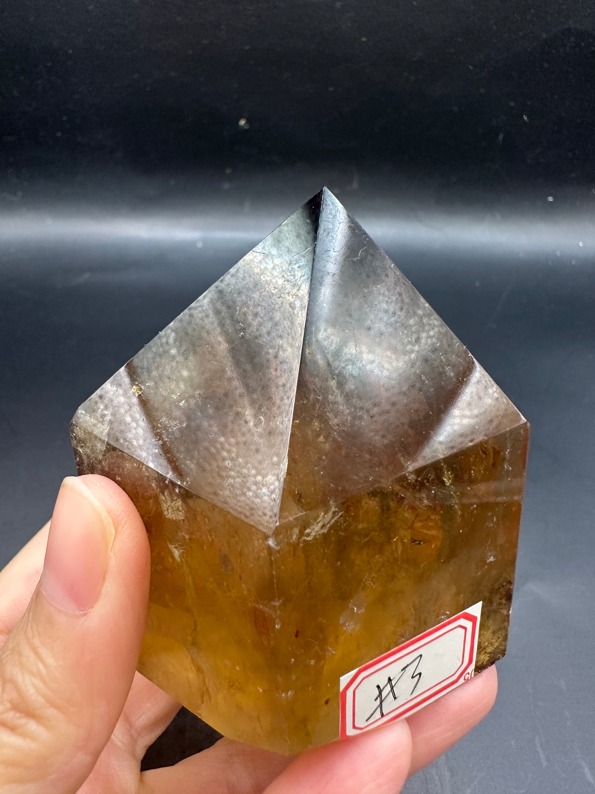 Congo Citrine Tower with Rainbow, Exact Piece #3 – alternate view 17