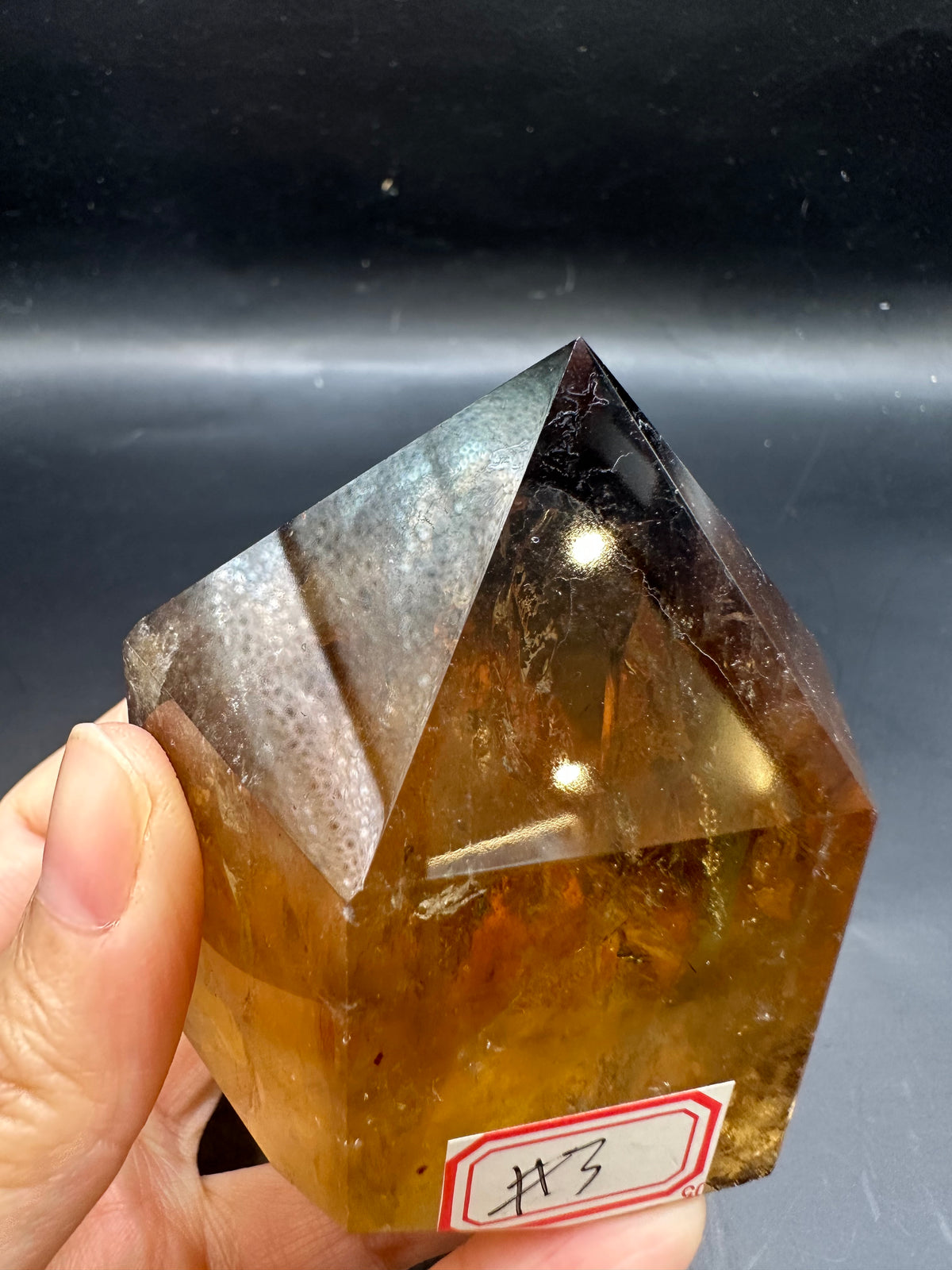Congo Citrine Tower with Rainbow, Exact Piece #3 – alternate view 18