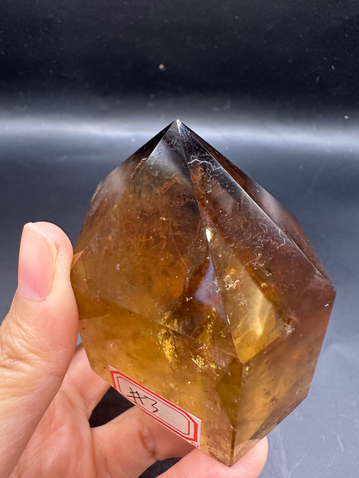 Congo Citrine Tower with Rainbow, Exact Piece #3 – alternate view 19