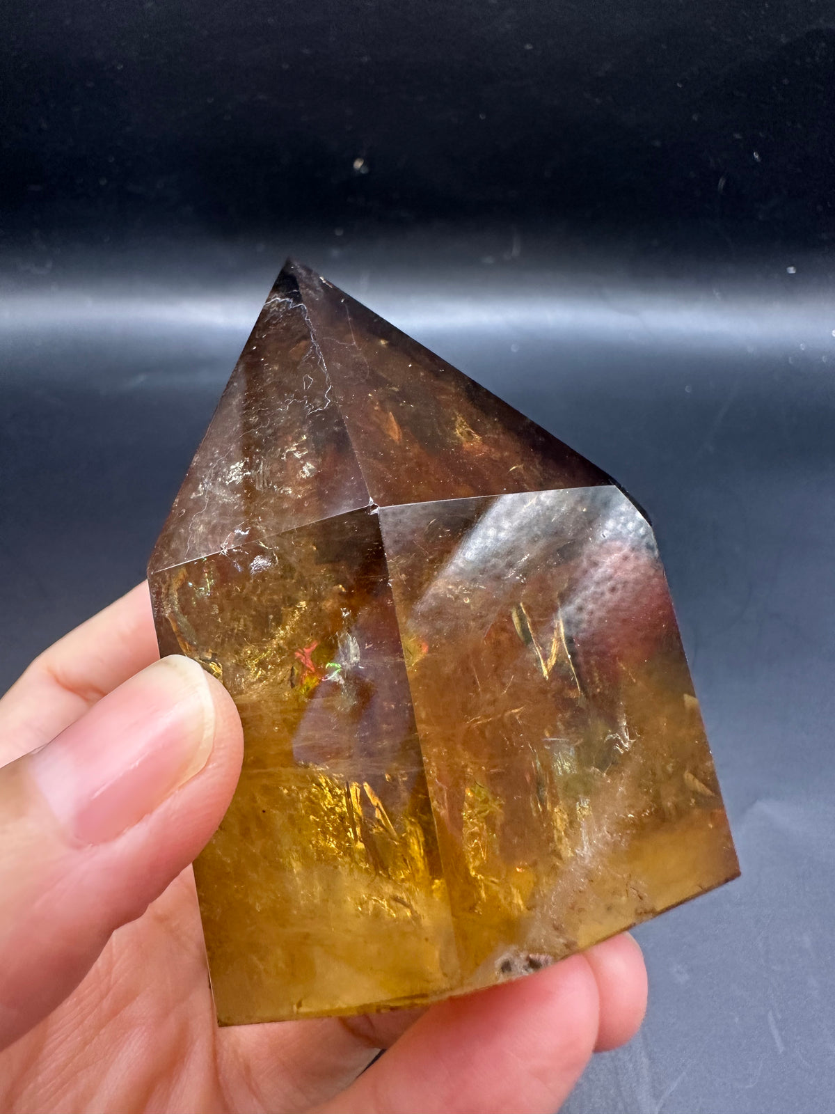 Congo Citrine Tower with Rainbow, Exact Piece #3 – alternate view 21