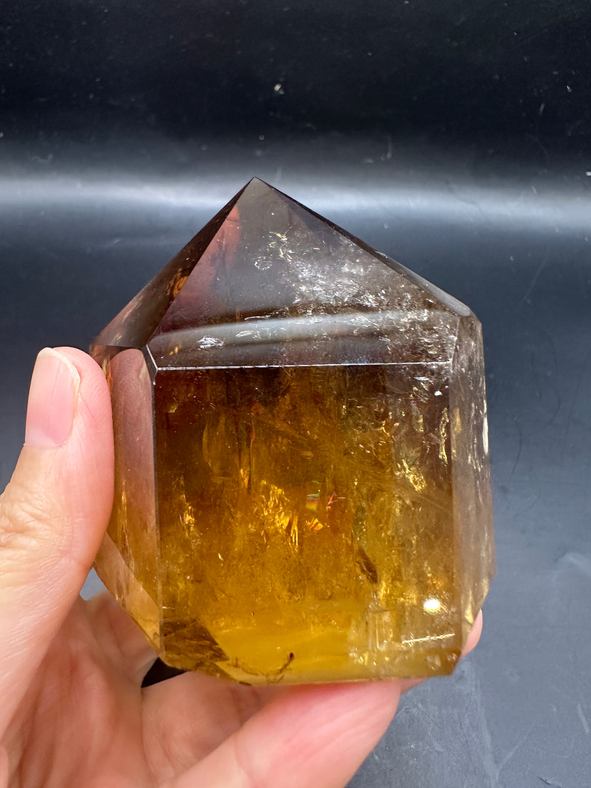 Congo Citrine Tower with Rainbow, Exact Piece #3 – alternate view 22