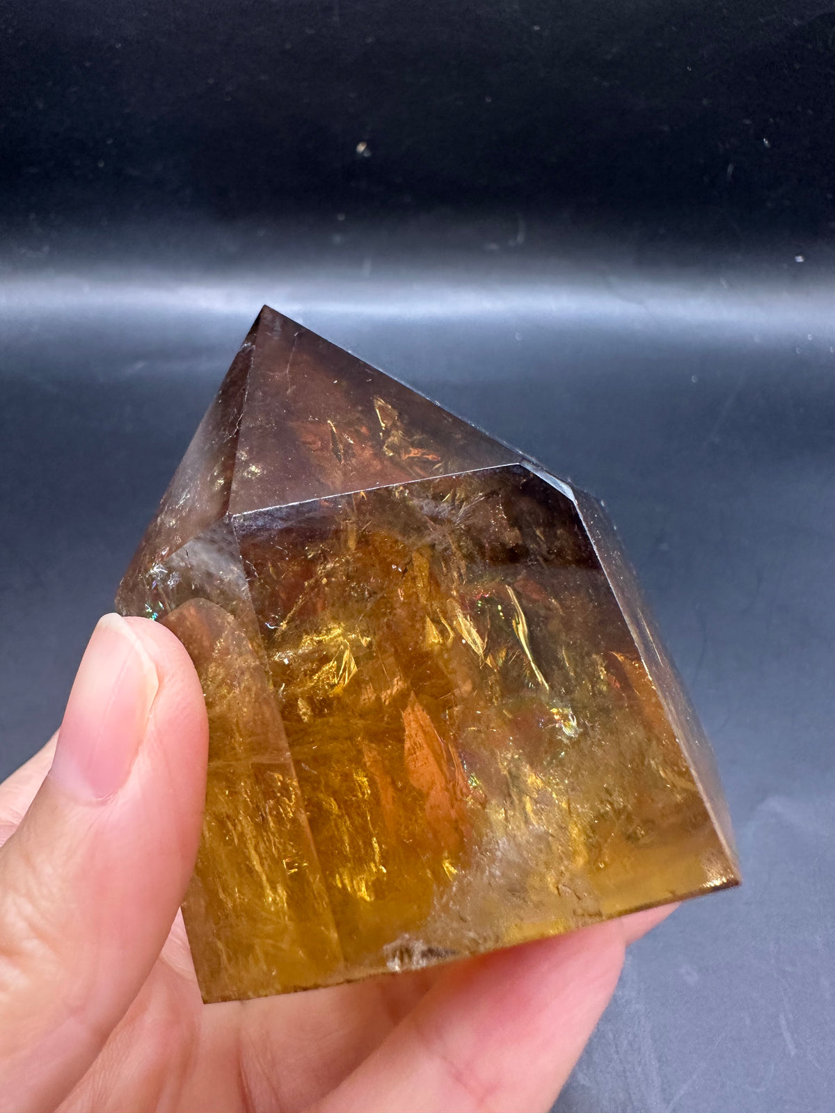 Congo Citrine Tower with Rainbow, Exact Piece #3 – alternate view 24