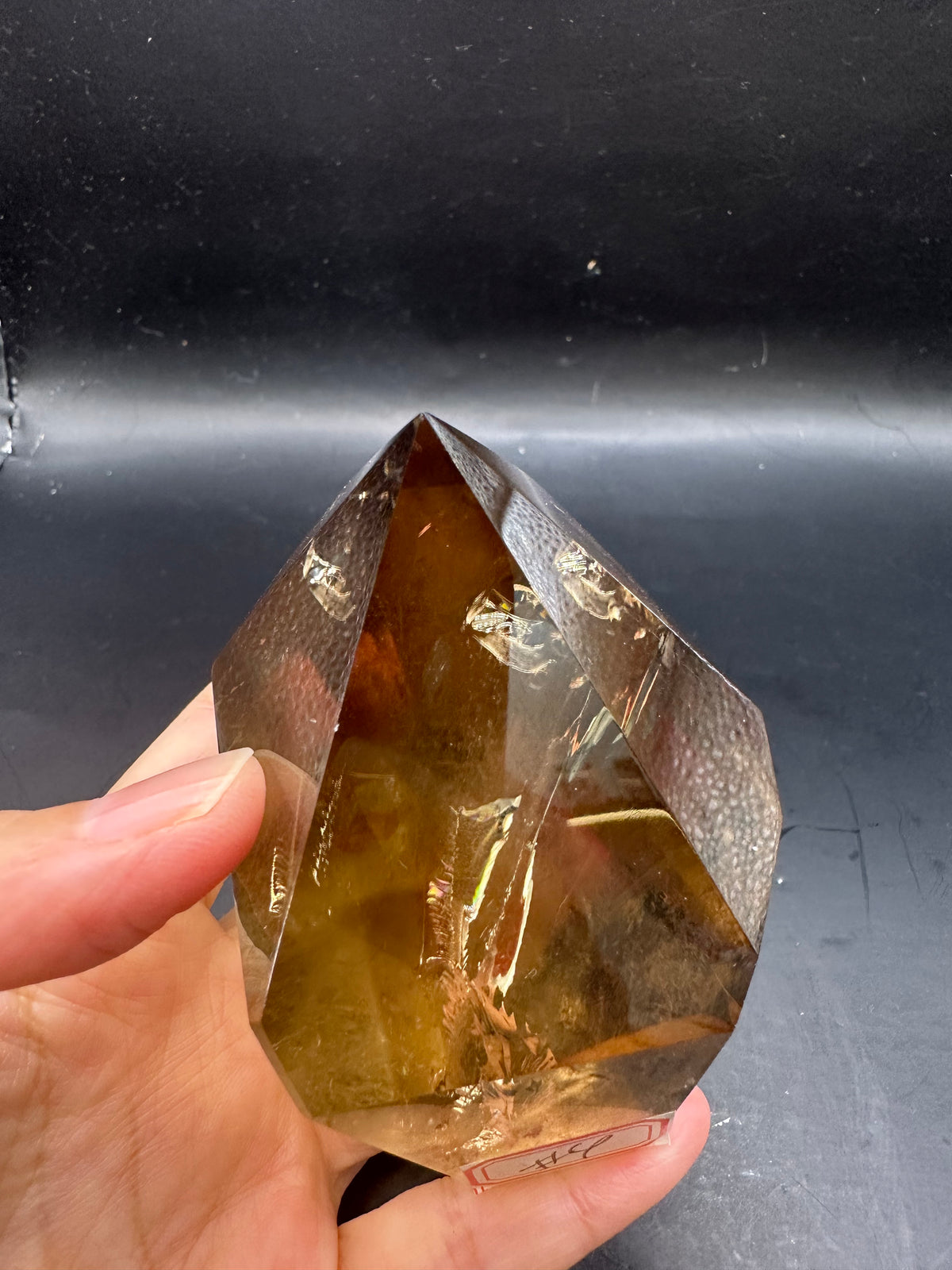 Congo Citrine Tower with Rainbow & Clear Areas, Exact Piece #4 – alternate view 18