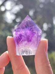 Brazilian Amethyst Tower | Deep Violet Natural Crystal Point