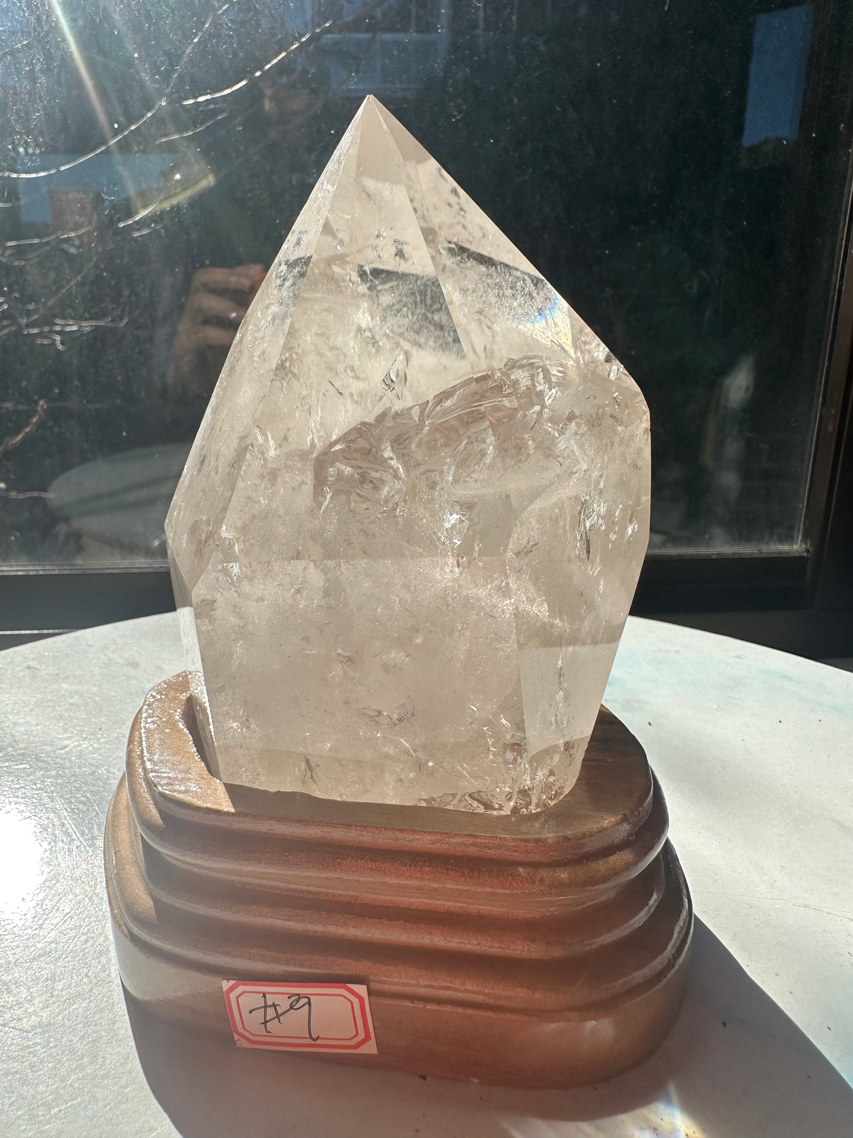 Clear Quartz Freeform with Custom Stand | 1kg 12cm Exact Piece #9