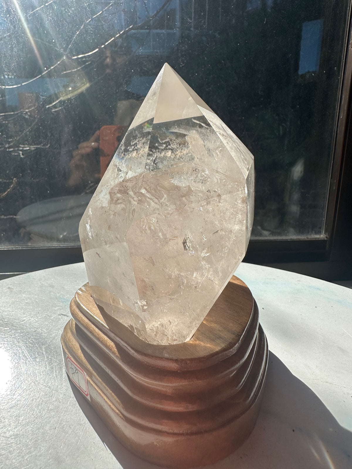 Clear Quartz Freeform with Custom Stand | 1kg 12cm Exact Piece #9