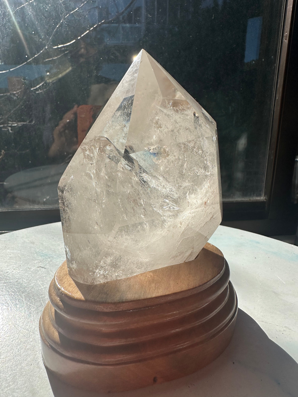 Clear Quartz Freeform with Custom Stand | 1kg 12cm Exact Piece #9
