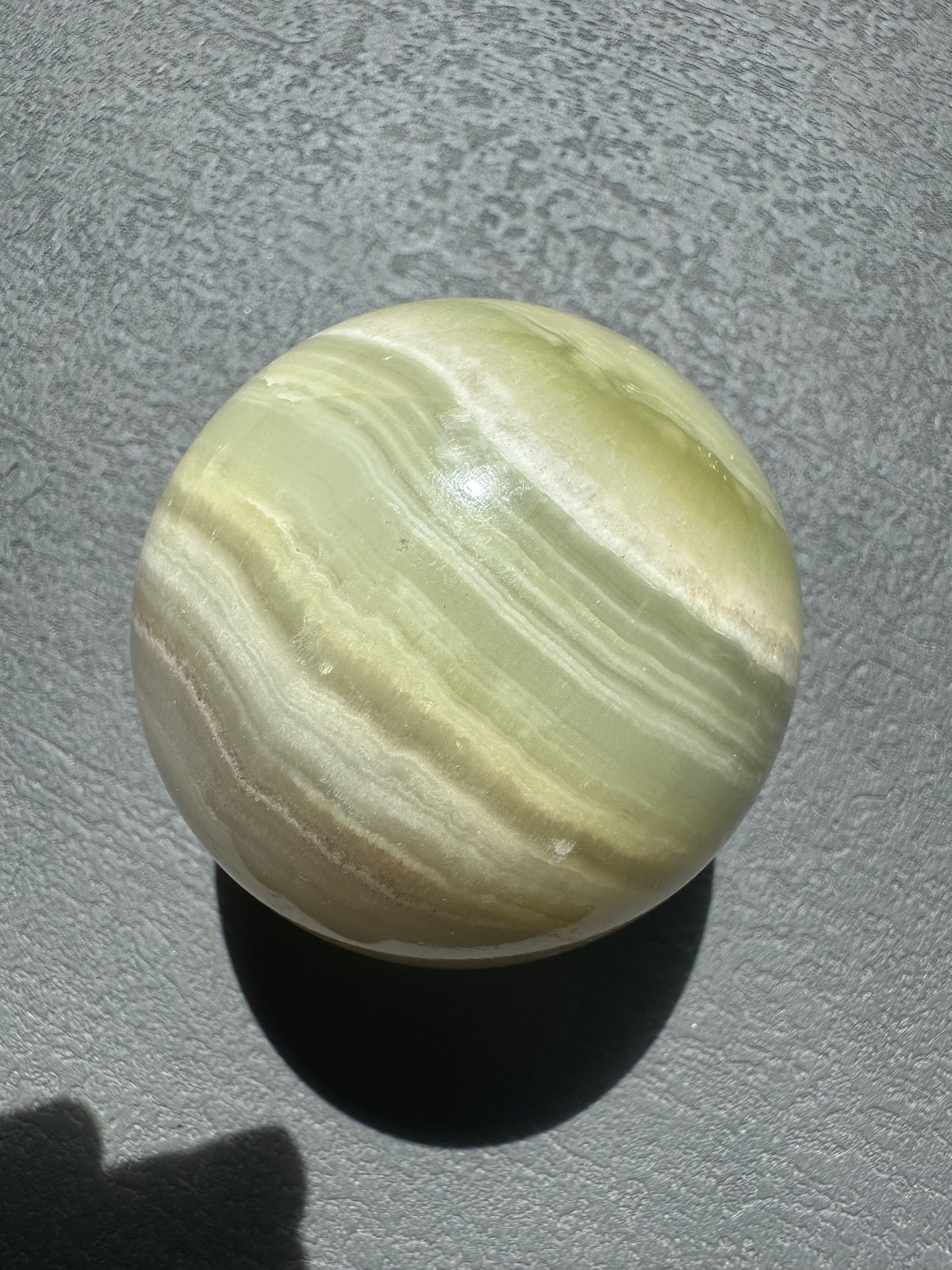 Afghanistan Jade Sphere | Translucent Green Stone 5–5.5cm