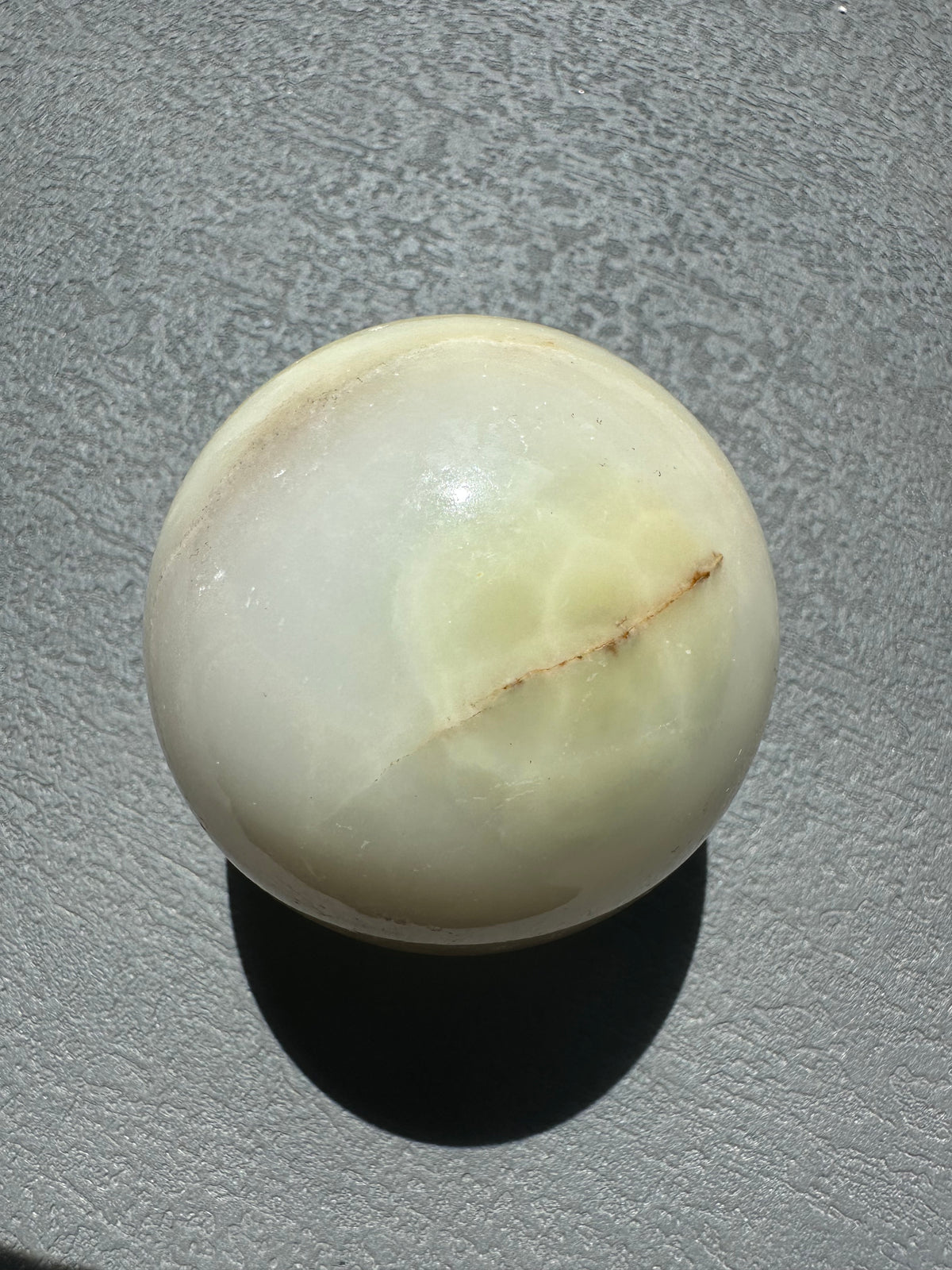 Afghanistan Jade Sphere | Translucent Green Stone 5–5.5cm