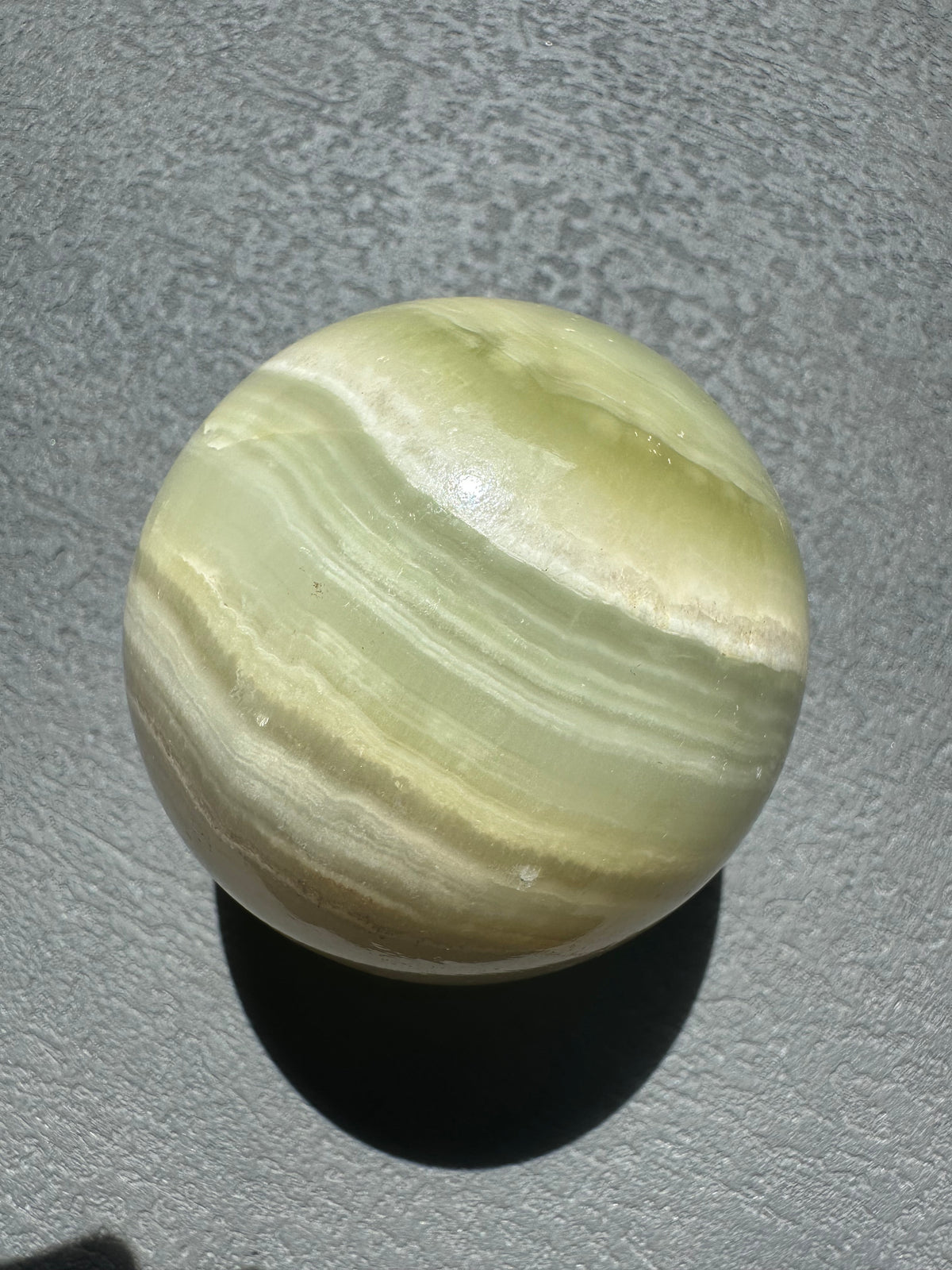 Afghanistan Jade Sphere | Translucent Green Stone 5–5.5cm
