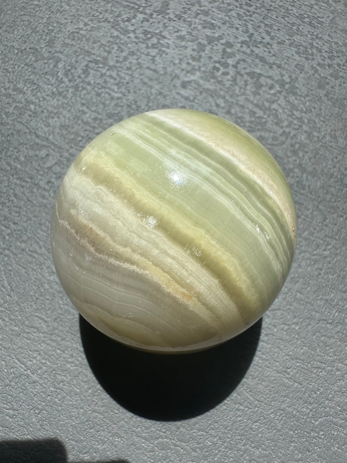 Afghanistan Jade Sphere | Translucent Green Stone 5–5.5cm