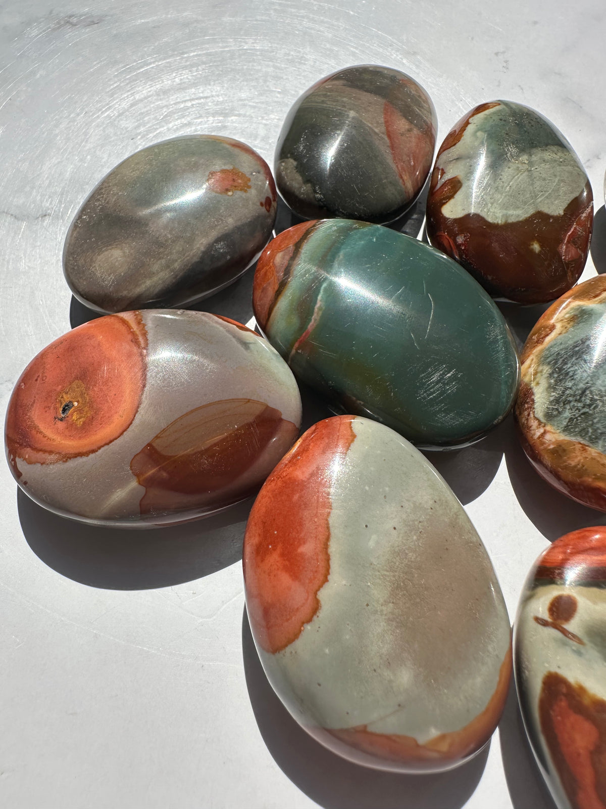 African Bloodstone Palm Stone | Natural Crystal 4–5cm