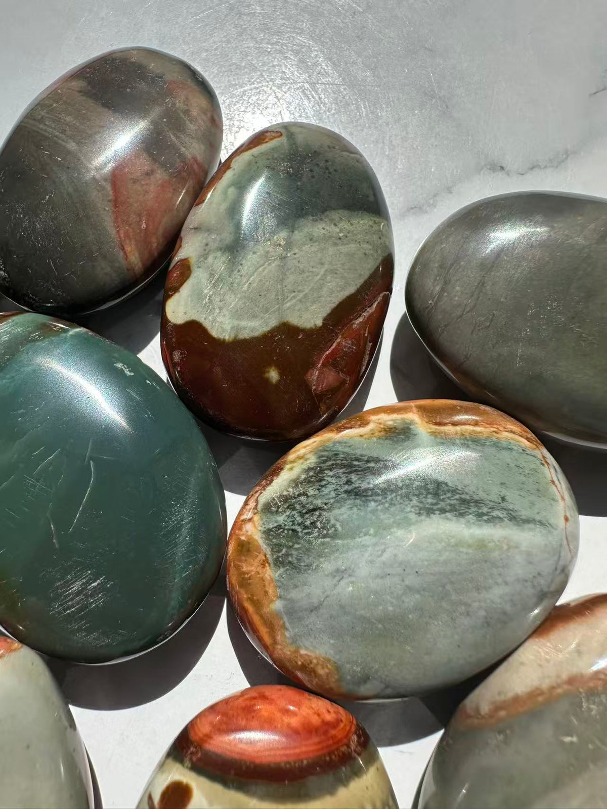 African Bloodstone Palm Stone | Natural Crystal 4–5cm