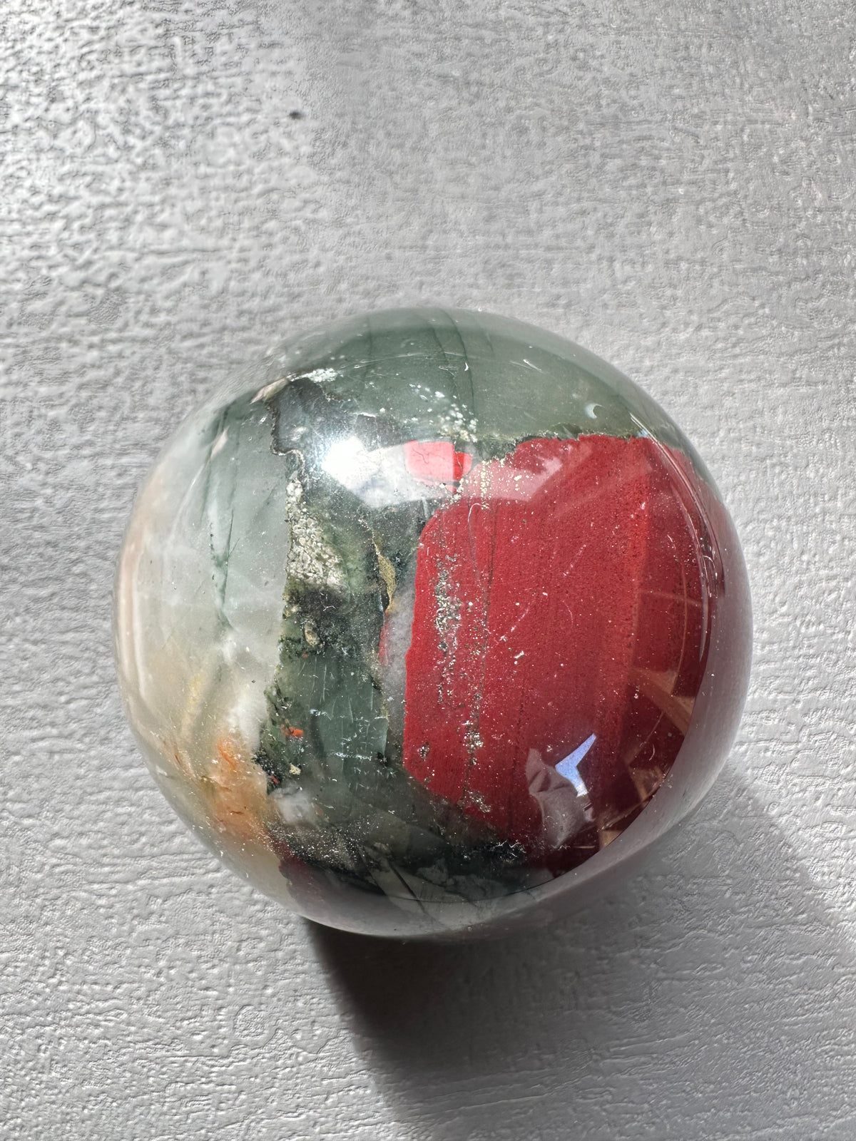 African Bloodstone Sphere | Natural Crystal Ball 5–7cm