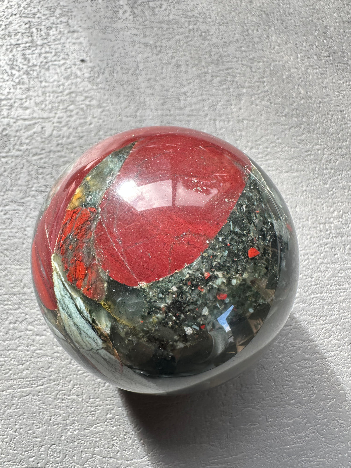 African Bloodstone Sphere | Natural Crystal Ball 5–7cm