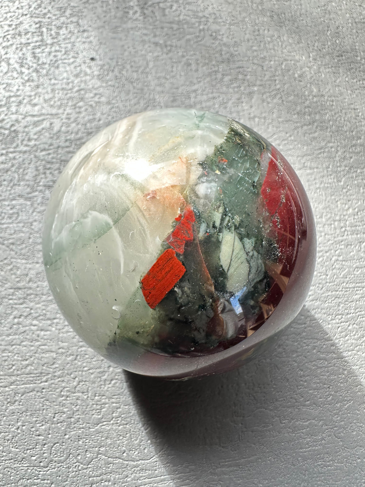 African Bloodstone Sphere | Natural Crystal Ball 5–7cm