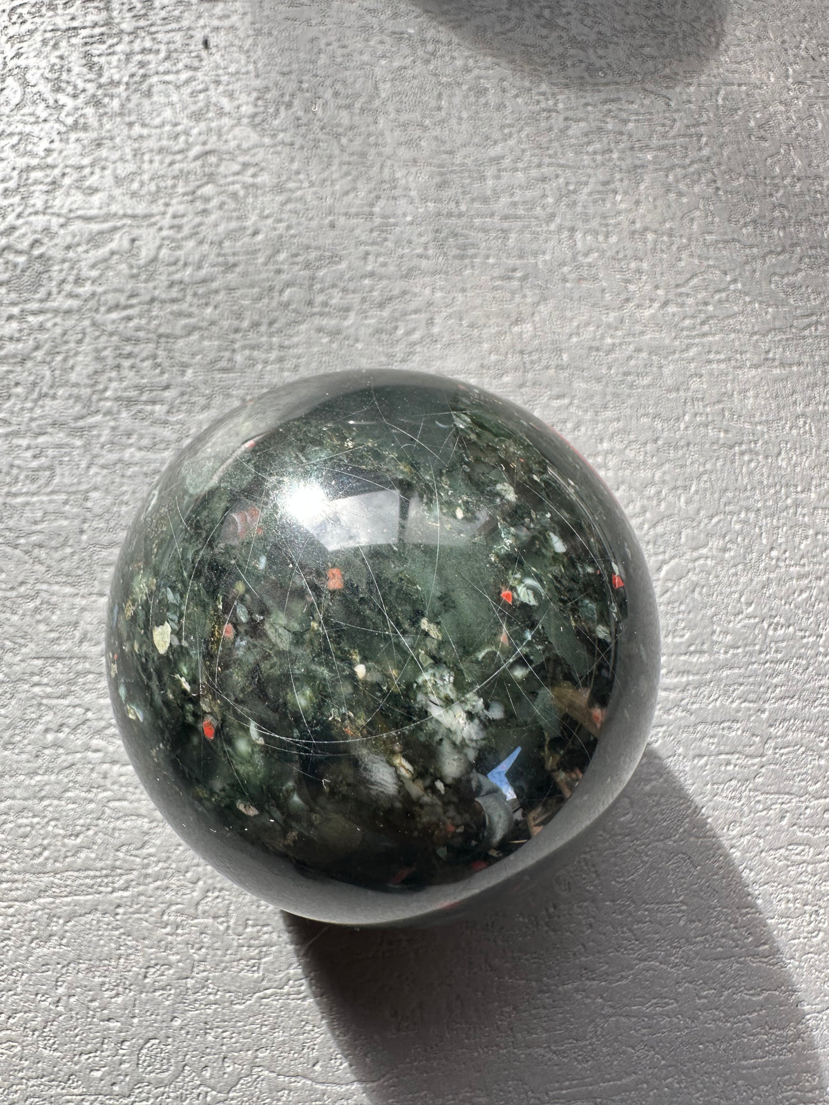 African Bloodstone Sphere | Natural Crystal Ball 5–7cm