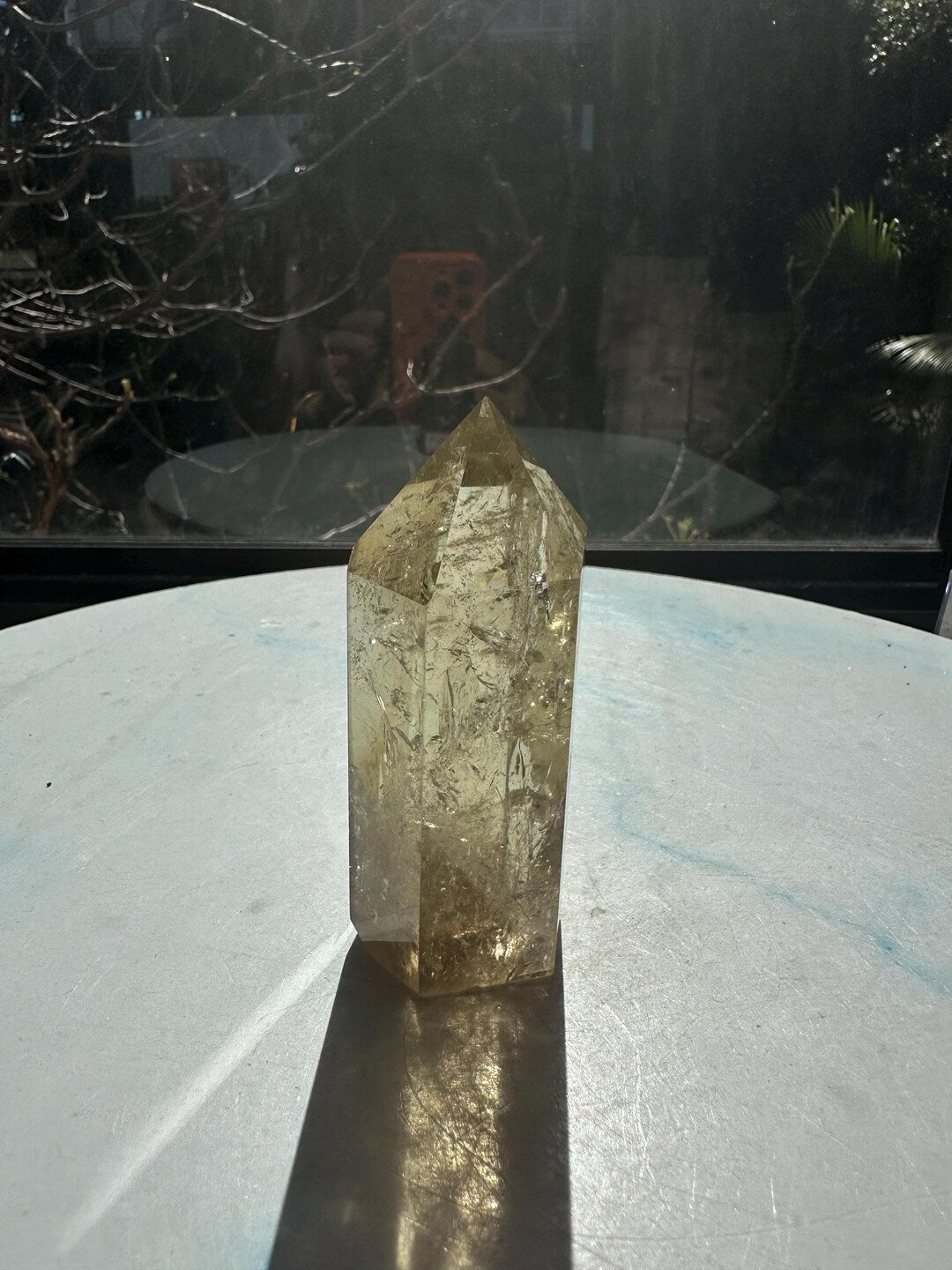 Natural Brazilian Citrine Tower #19 | Rainbow Crystal Point | Wealth & Abundance — image 10