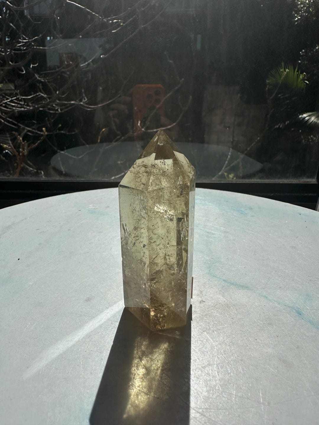 Natural Brazilian Citrine Tower #19 | Rainbow Crystal Point | Wealth & Abundance — image 11
