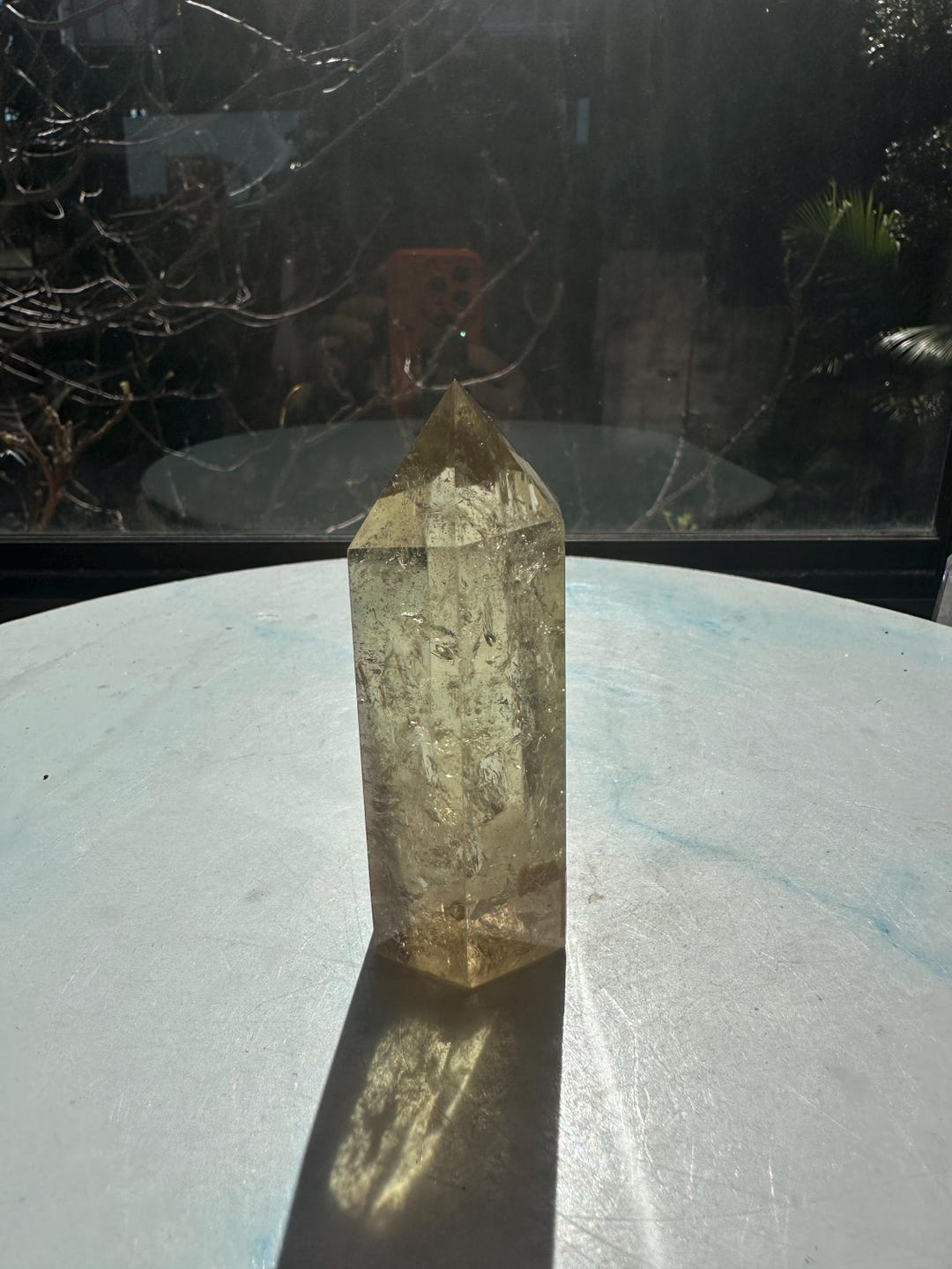 Natural Brazilian Citrine Tower #19 | Rainbow Crystal Point | Wealth & Abundance — image 12