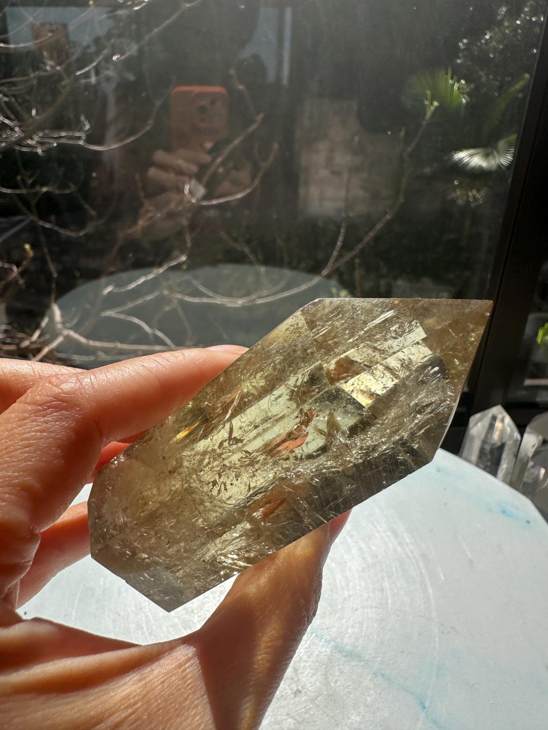 Natural Brazilian Citrine Tower #19 | Rainbow Crystal Point | Wealth & Abundance — image 13
