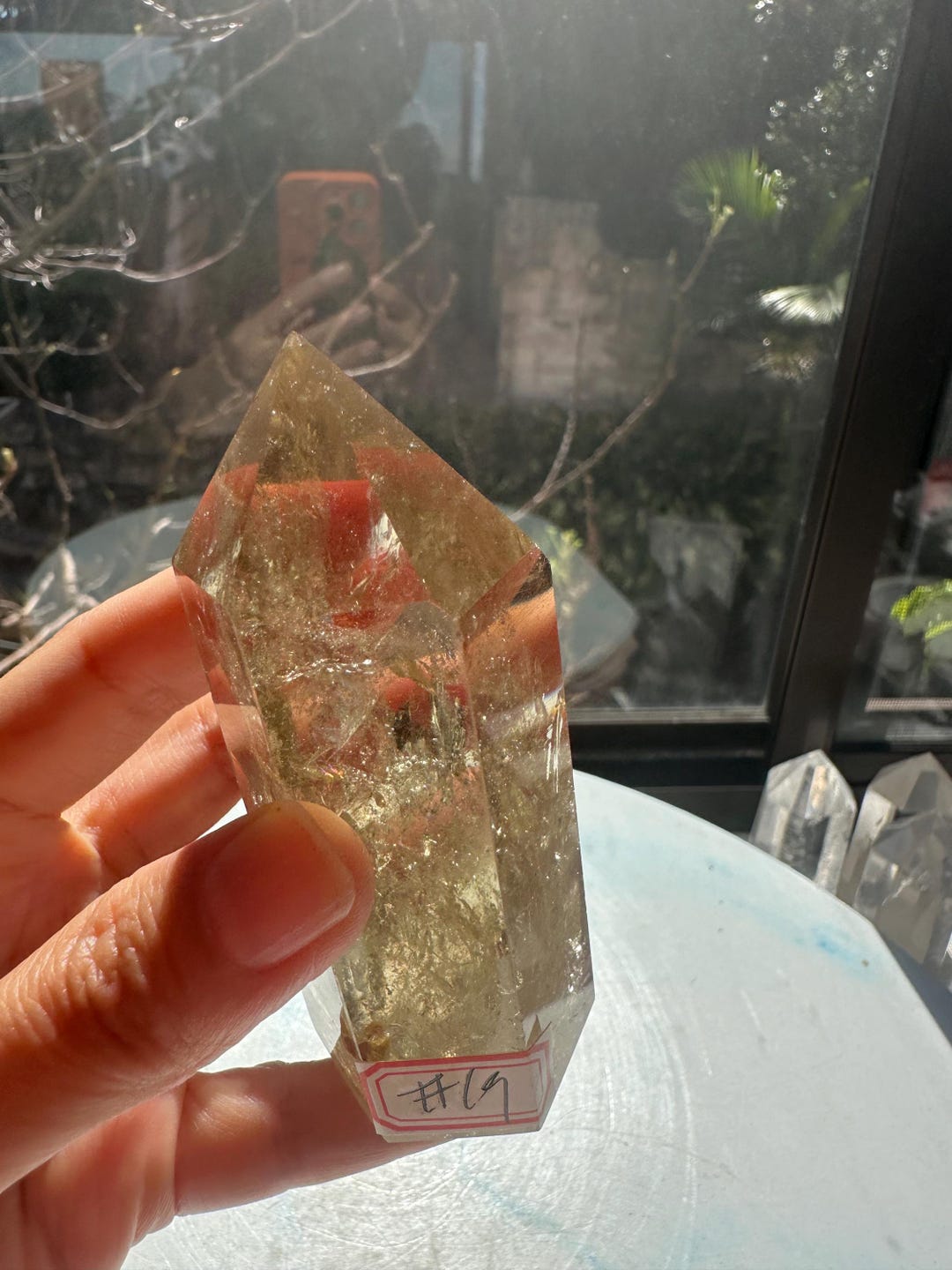 Natural Brazilian Citrine Tower #19 | Rainbow Crystal Point | Wealth & Abundance — image 14
