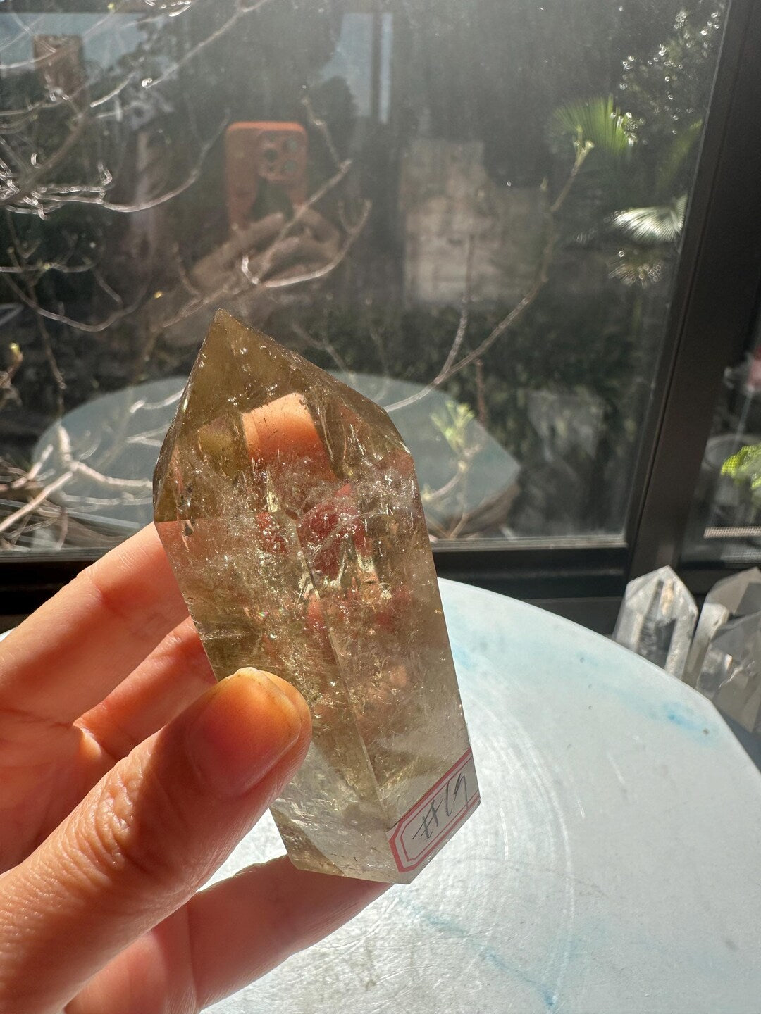 Natural Brazilian Citrine Tower #19 | Rainbow Crystal Point | Wealth & Abundance — image 15